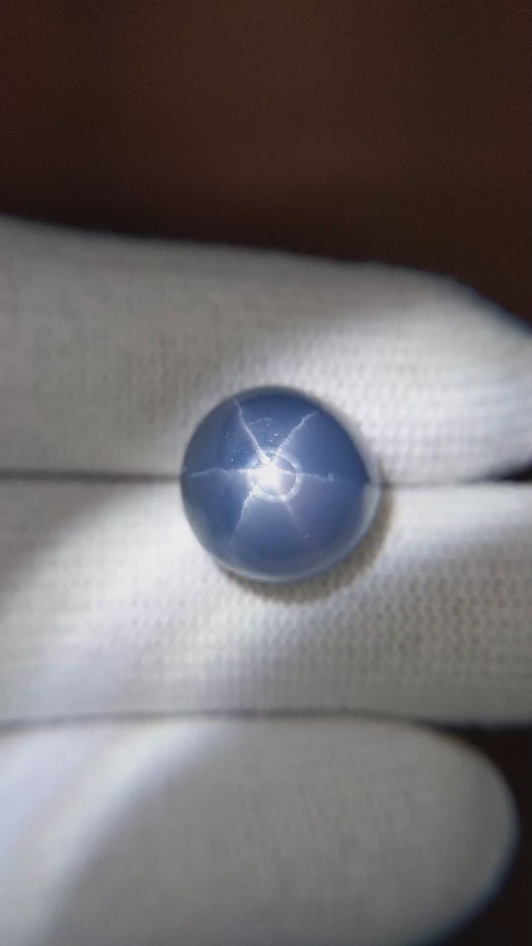 15.64 Ct. Blue Star Sapphire from Ceylon (Sri Lanka) Size Video