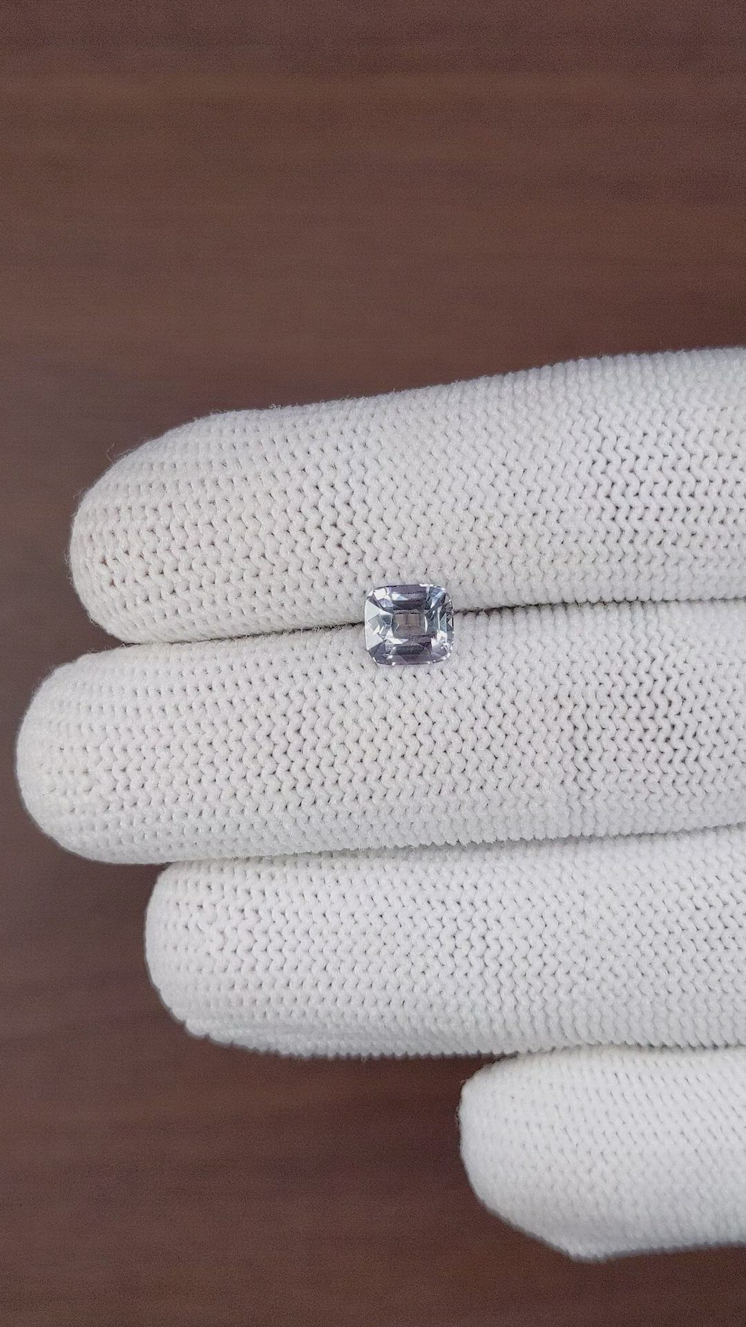 1.60 Ct. Greyish Blue Sapphire from Tanzania Size Video