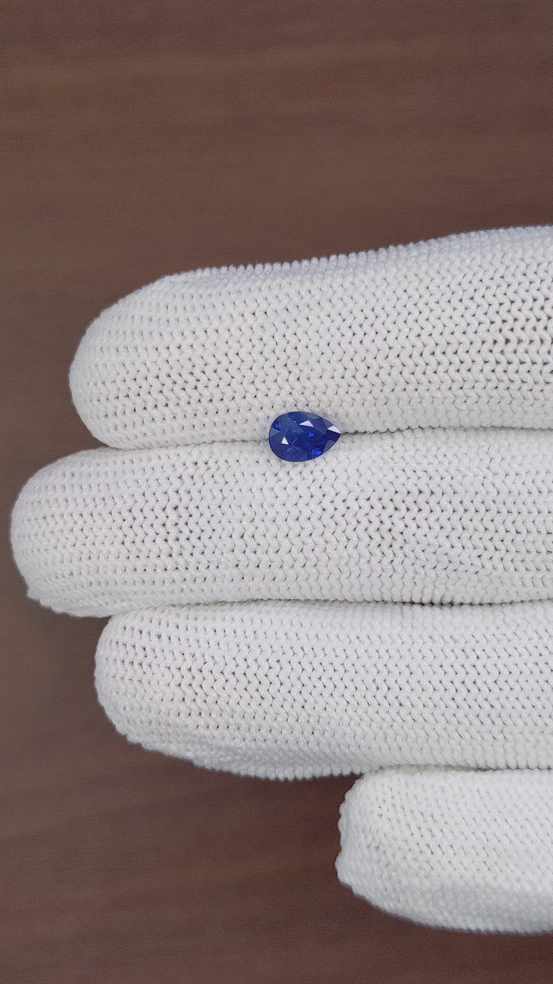 1.04 Ct. Blue Sapphire from Tanzania Size Video