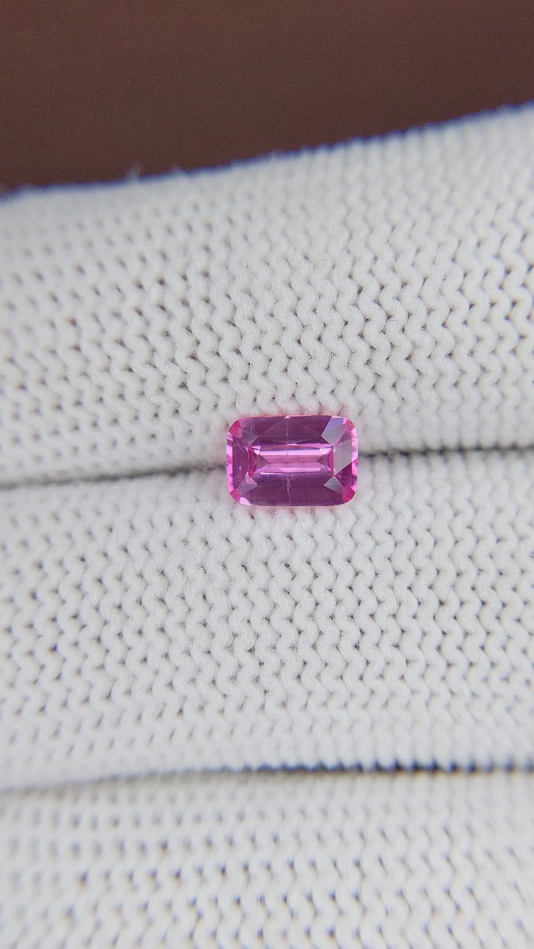 1.05 Ct. Pink Sapphire from Madagascar Size Video
