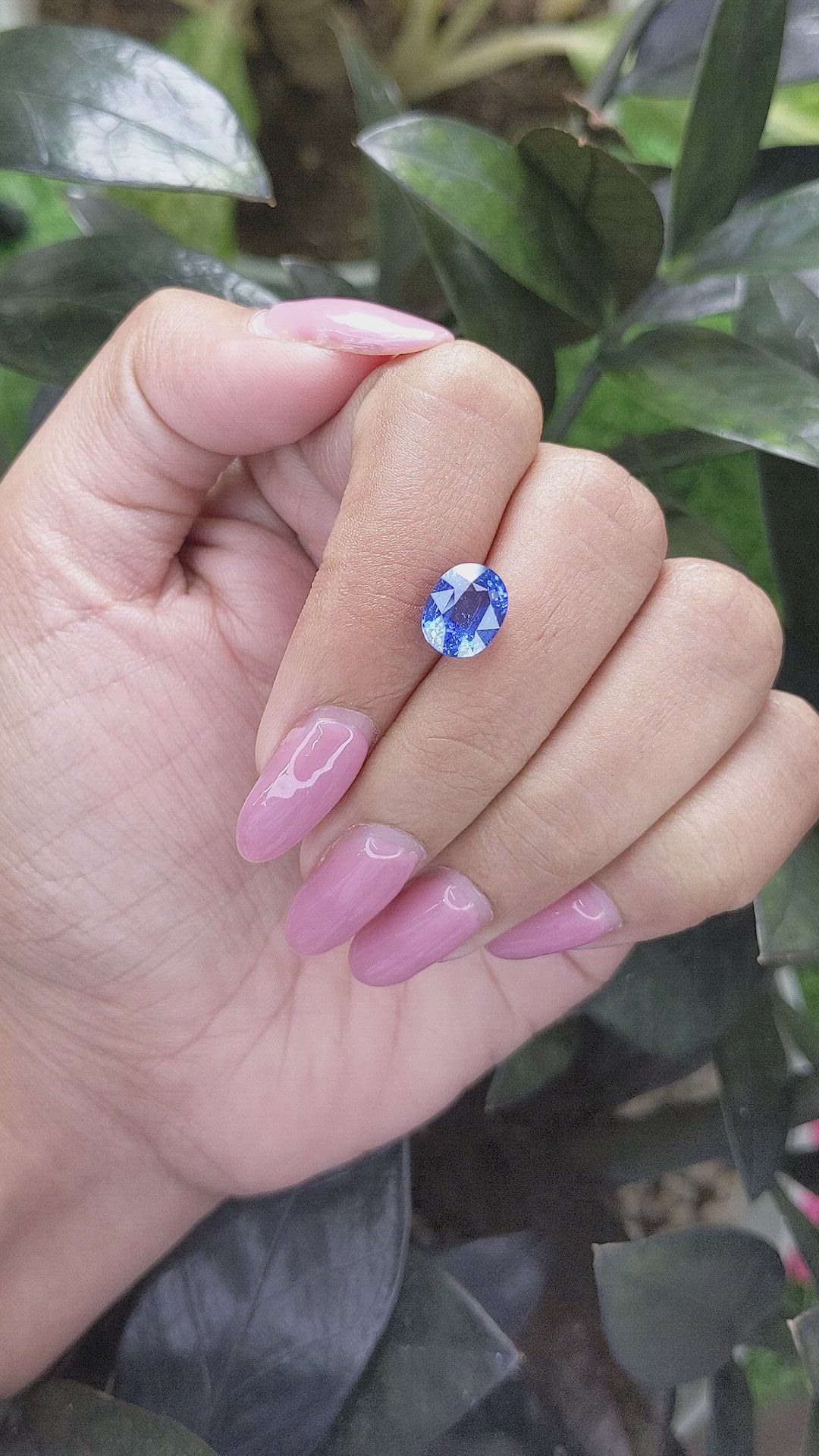 3.02 Ct. Blue Sapphire from Tanzania Size Video