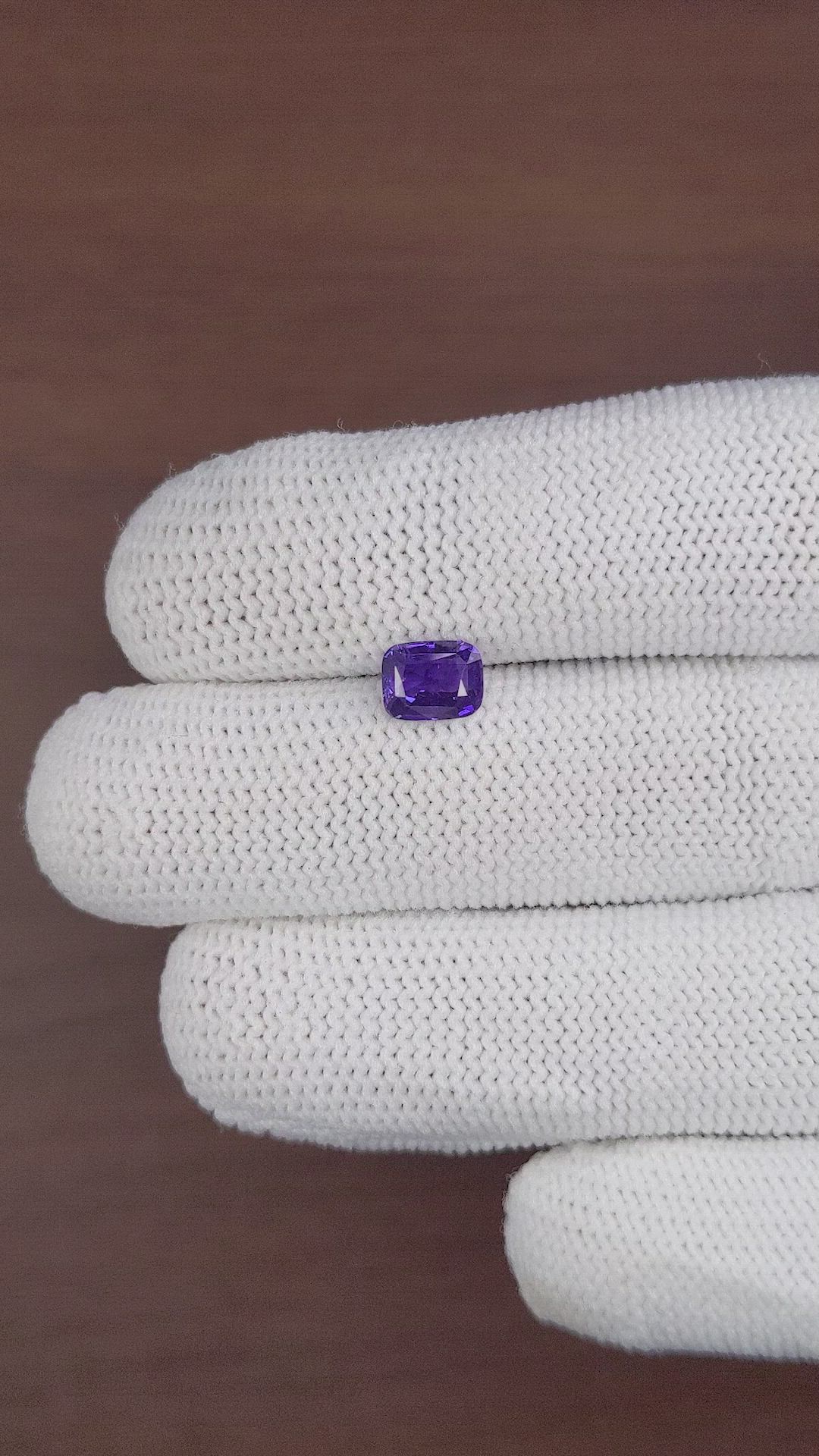 1.55 Ct. Color Change Sapphire from Ceylon (Sri Lanka) Size Video
