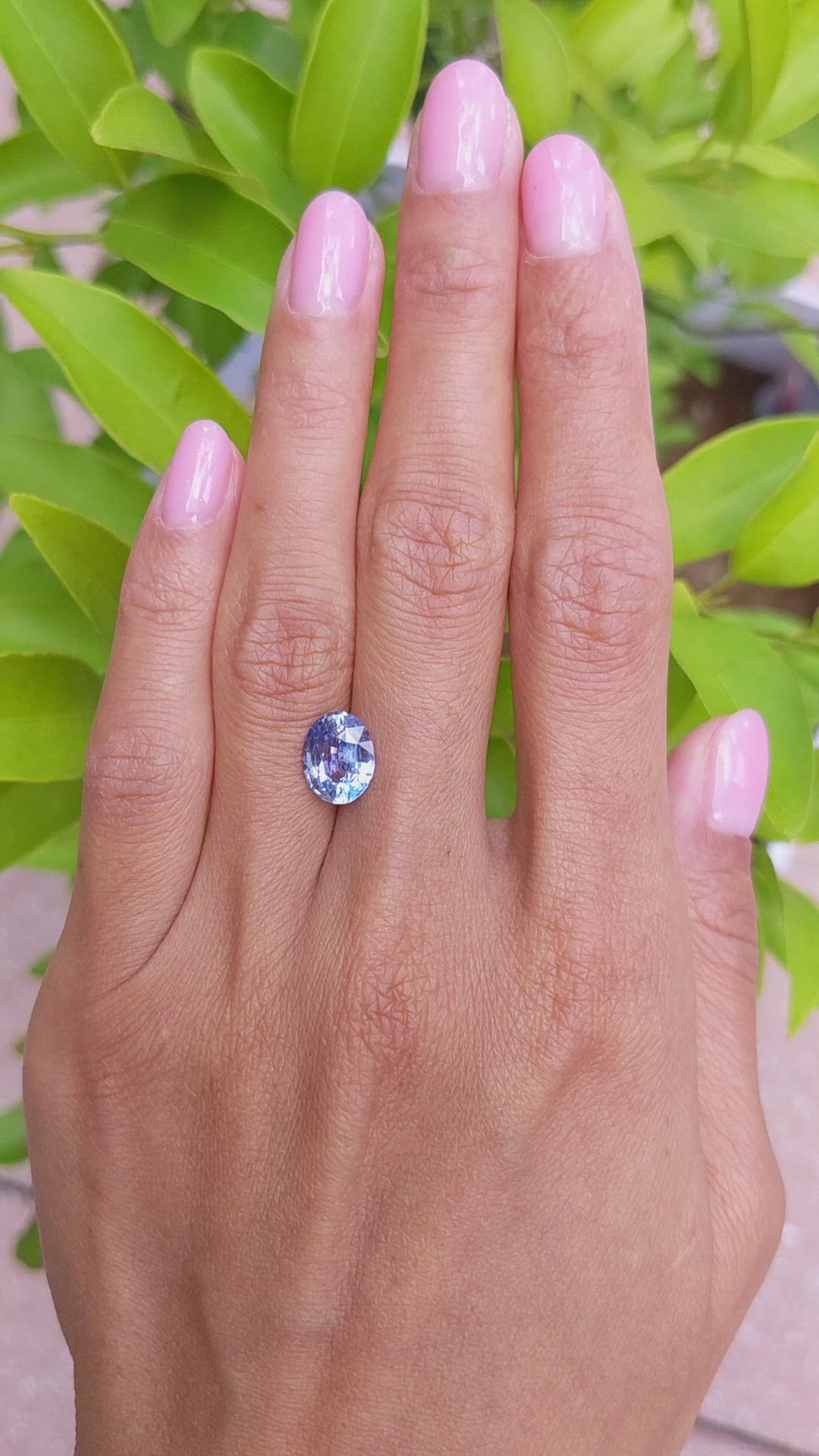 3.01 Ct. Blue Sapphire from Ceylon (Sri Lanka) Size Video