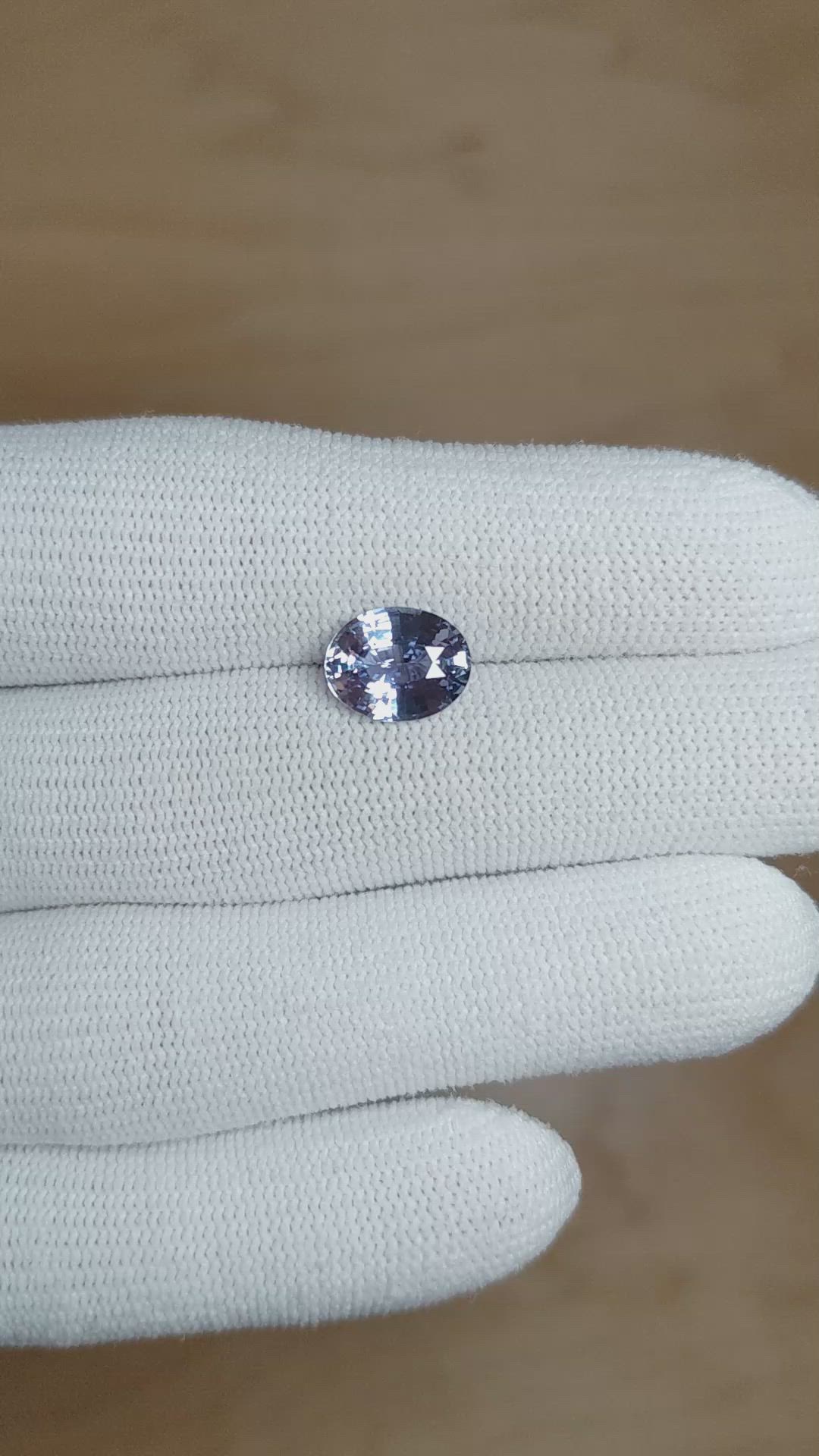 3.01 Ct. Blue Sapphire from Ceylon (Sri Lanka) Size Video
