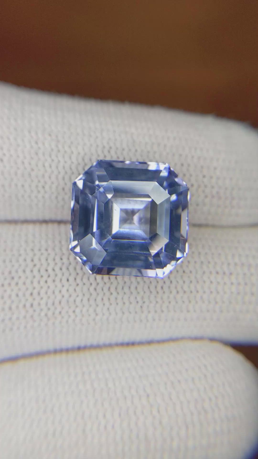 13.36 Ct. Blue Sapphire from Ceylon (Sri Lanka) Size Video