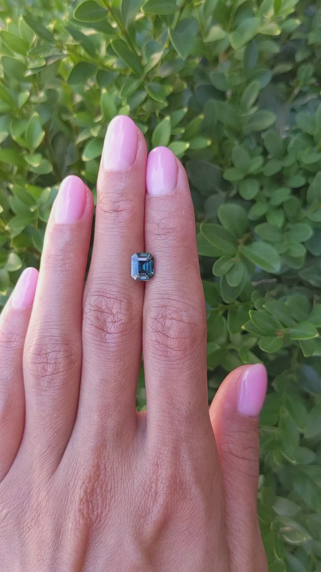 2.05 Ct. Green Sapphire from Ceylon (Sri Lanka) Size Video