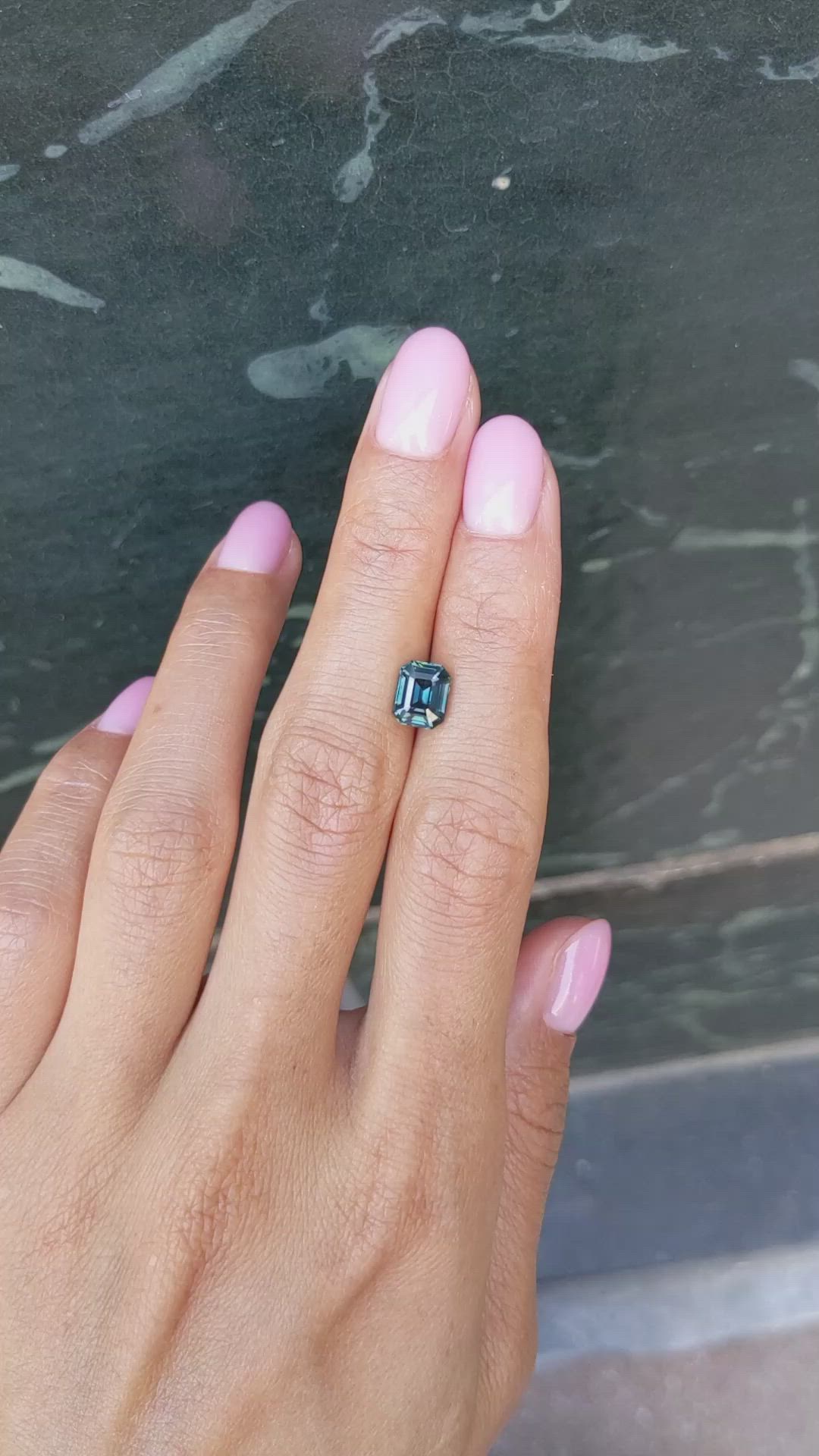 2.05 Ct. Green Sapphire from Ceylon (Sri Lanka) Size Video