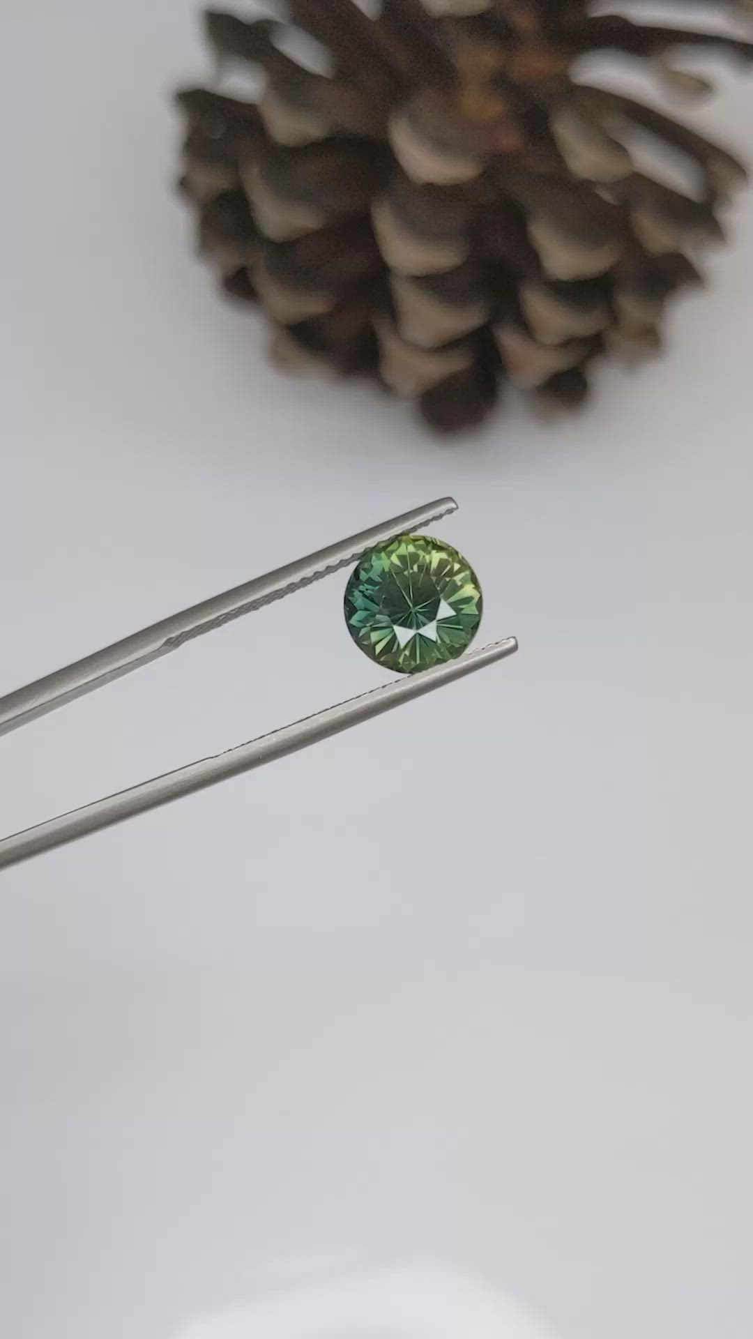 3.16 Ct. Yellowish Green Sapphire from Madagascar Size Video