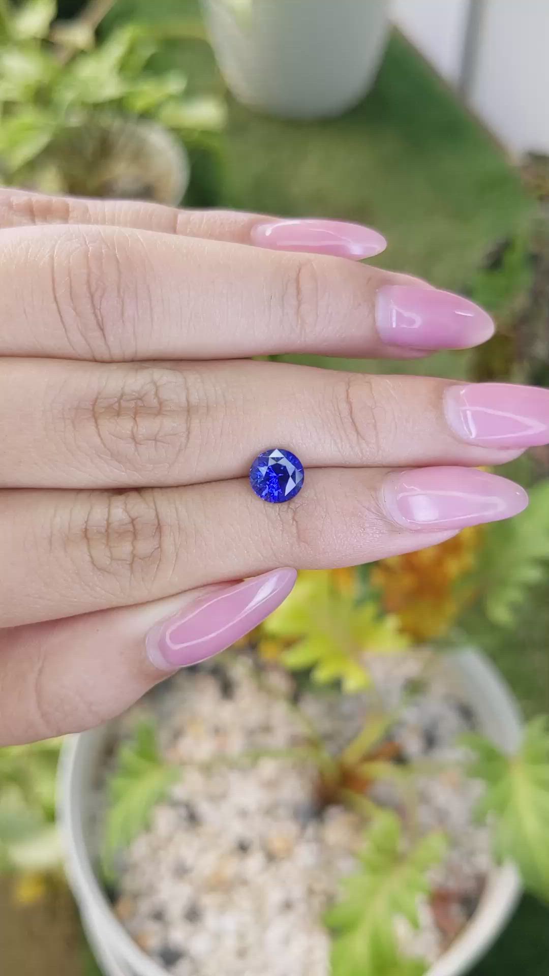 1.82 Ct. Blue Sapphire from Ceylon (Sri Lanka) Size Video