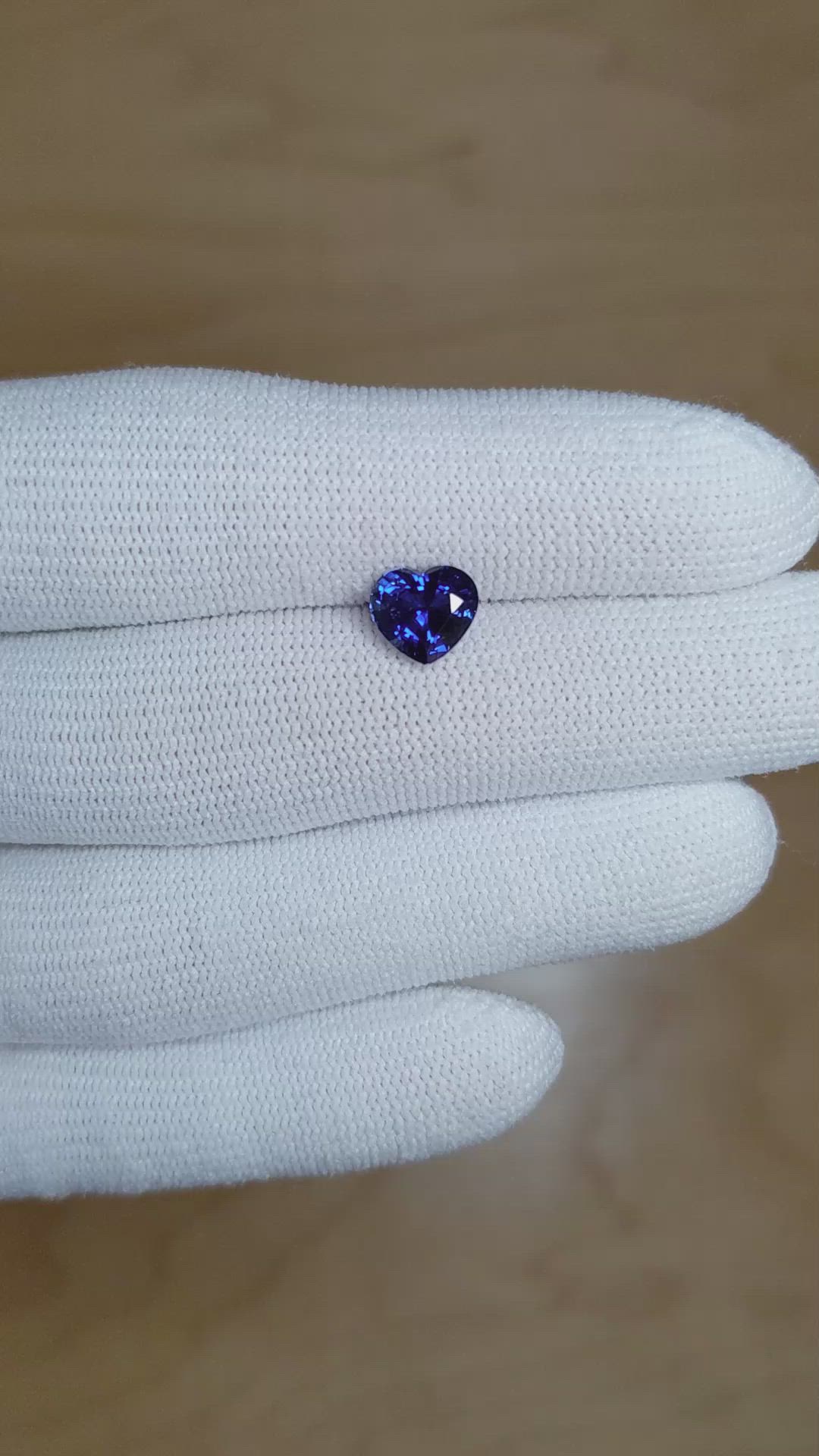 2.16 Ct. Blue Sapphire from Ceylon (Sri Lanka) Size Video