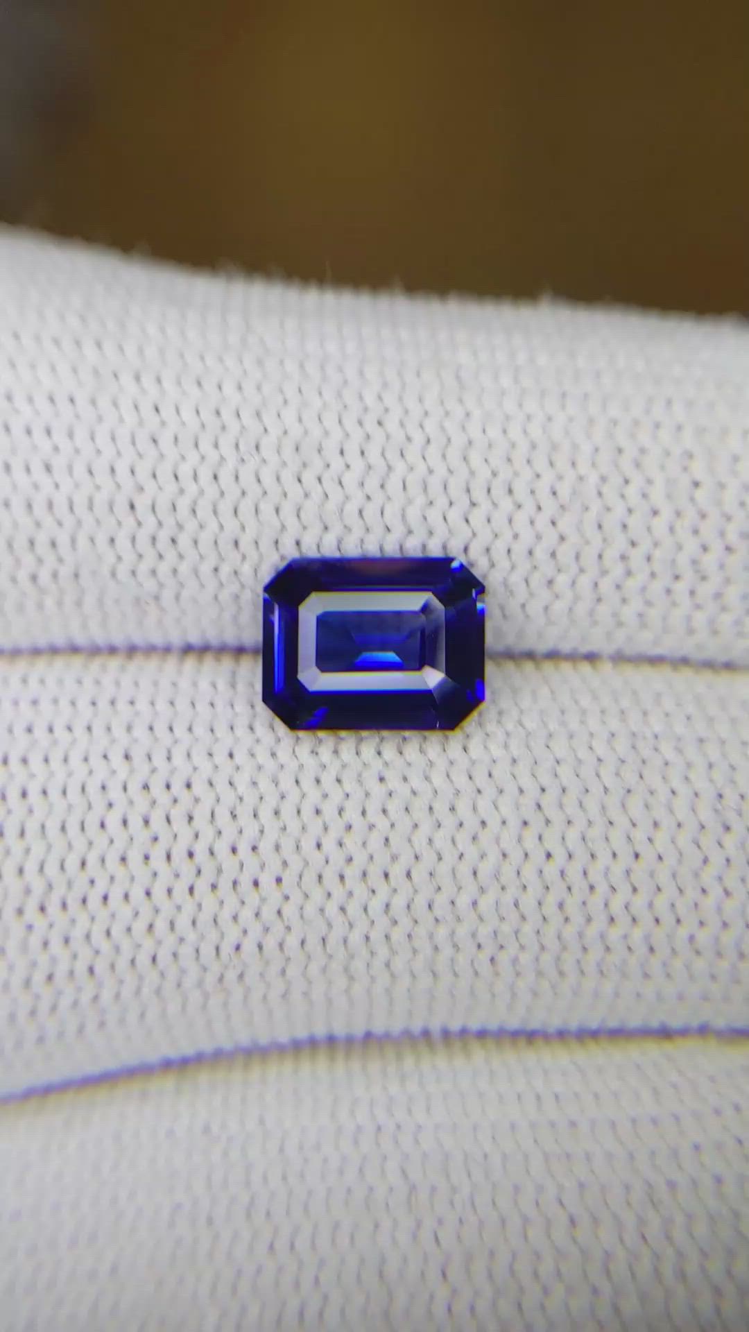2.30 Ct. Blue Sapphire from Madagascar Size Video
