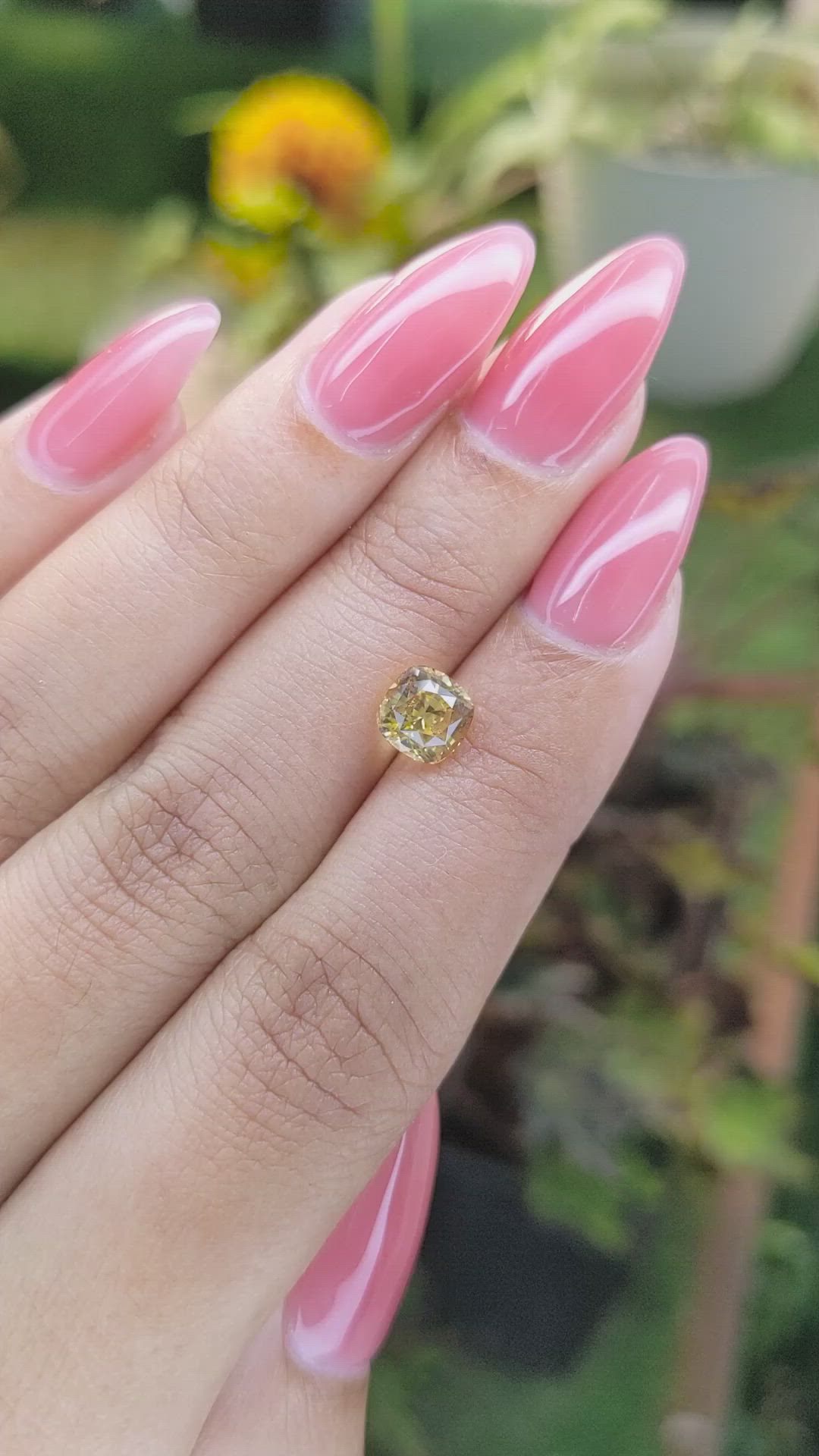 1.73 Ct. Yellow Sapphire from Ceylon (Sri Lanka) Size Video