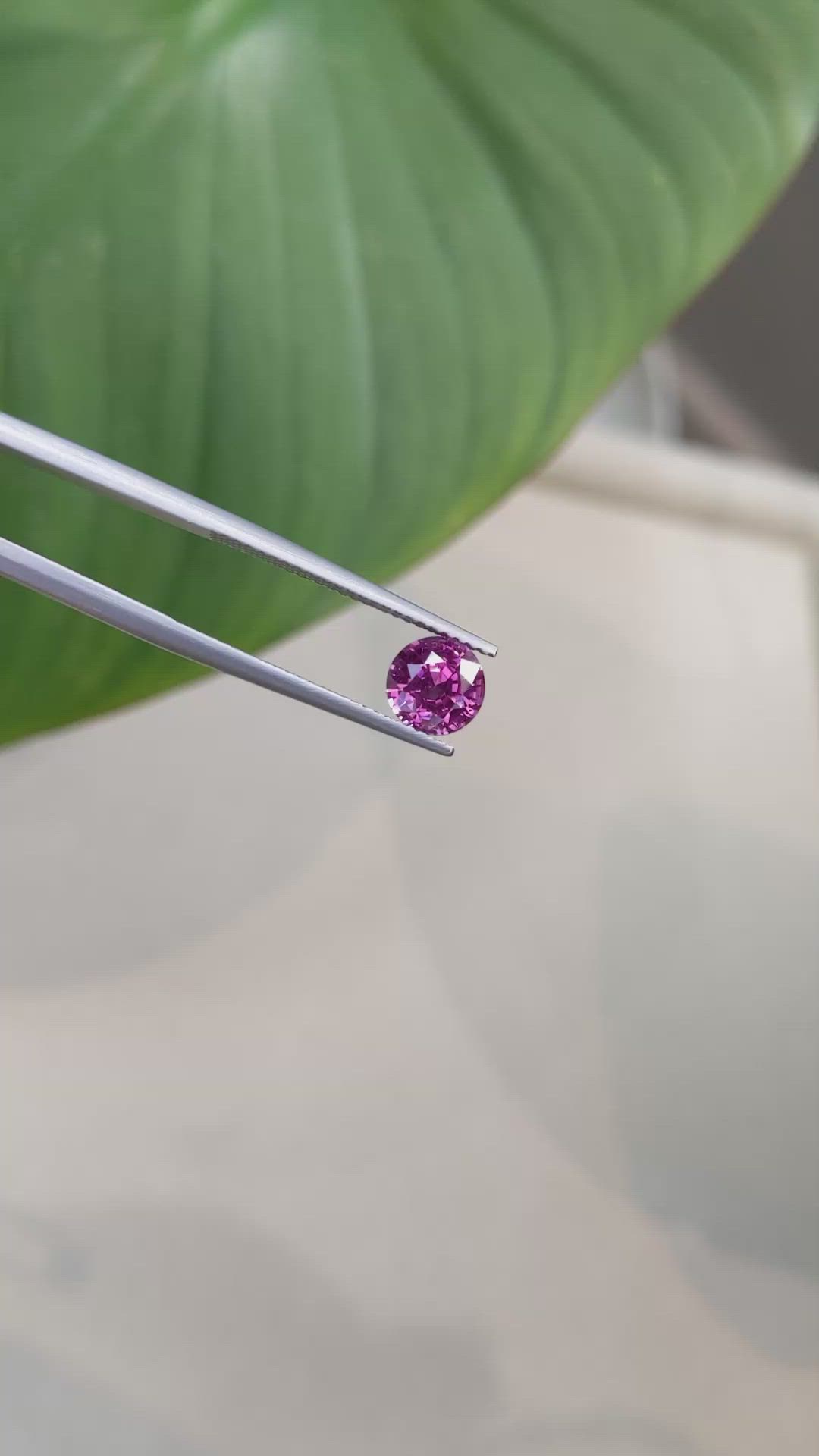 2.20 Ct. Pink Sapphire from Ceylon (Sri Lanka) Size Video