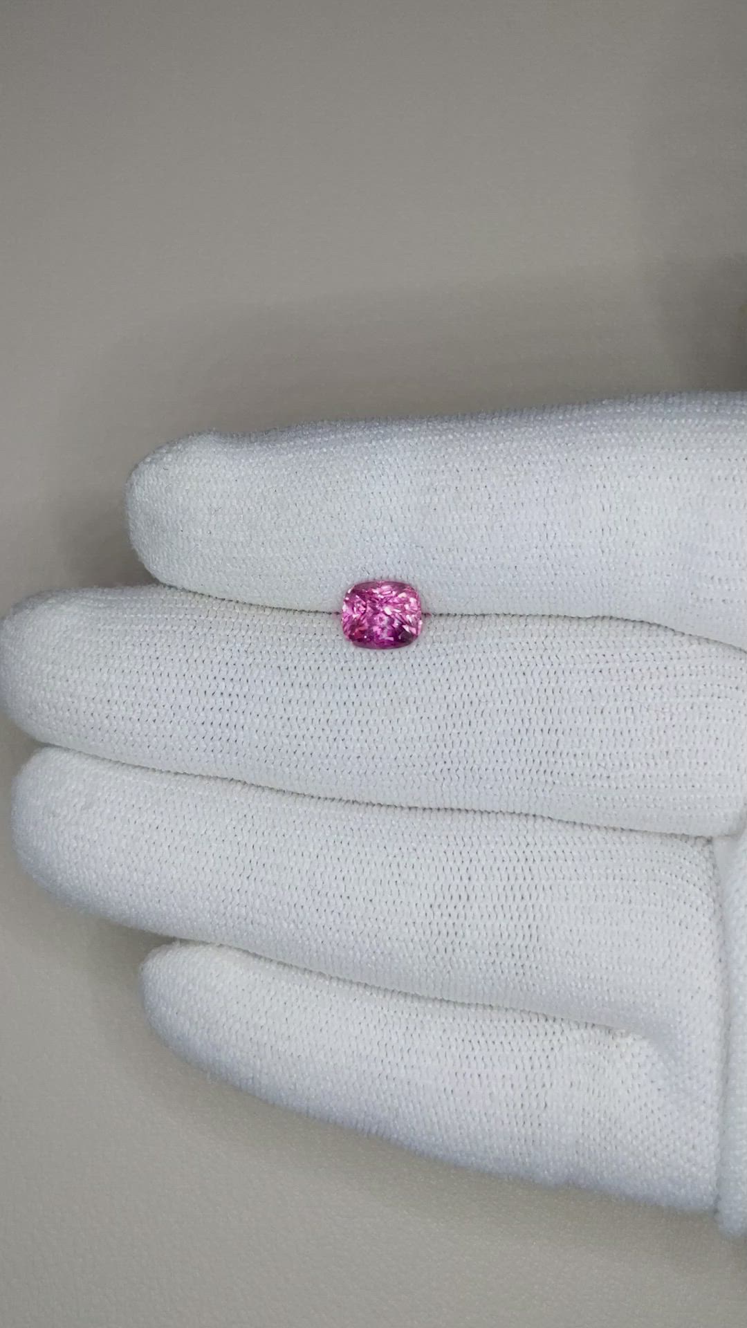 1.62 Ct. Pink Sapphire from Ceylon (Sri Lanka) Size Video