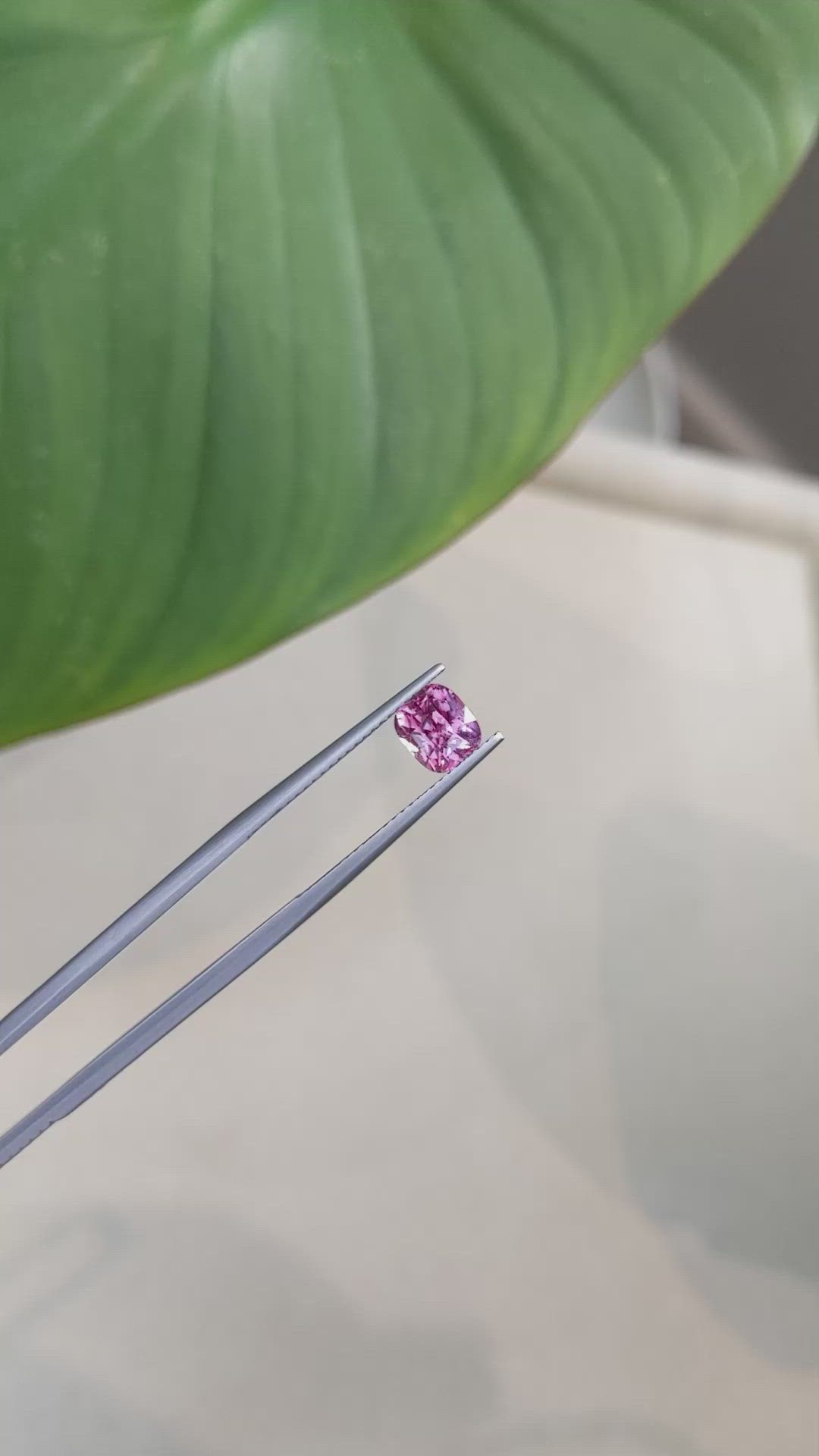 1.62 Ct. Pink Sapphire from Ceylon (Sri Lanka) Size Video