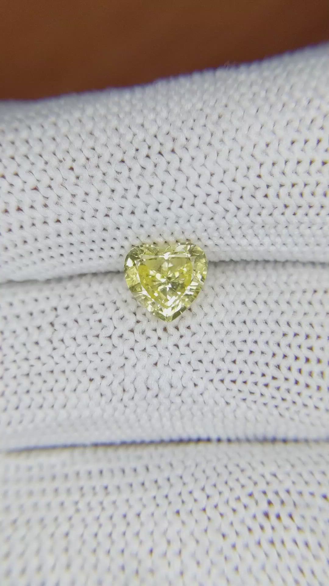 1.49 Ct. Yellow Sapphire from Ceylon (Sri Lanka) Size Video