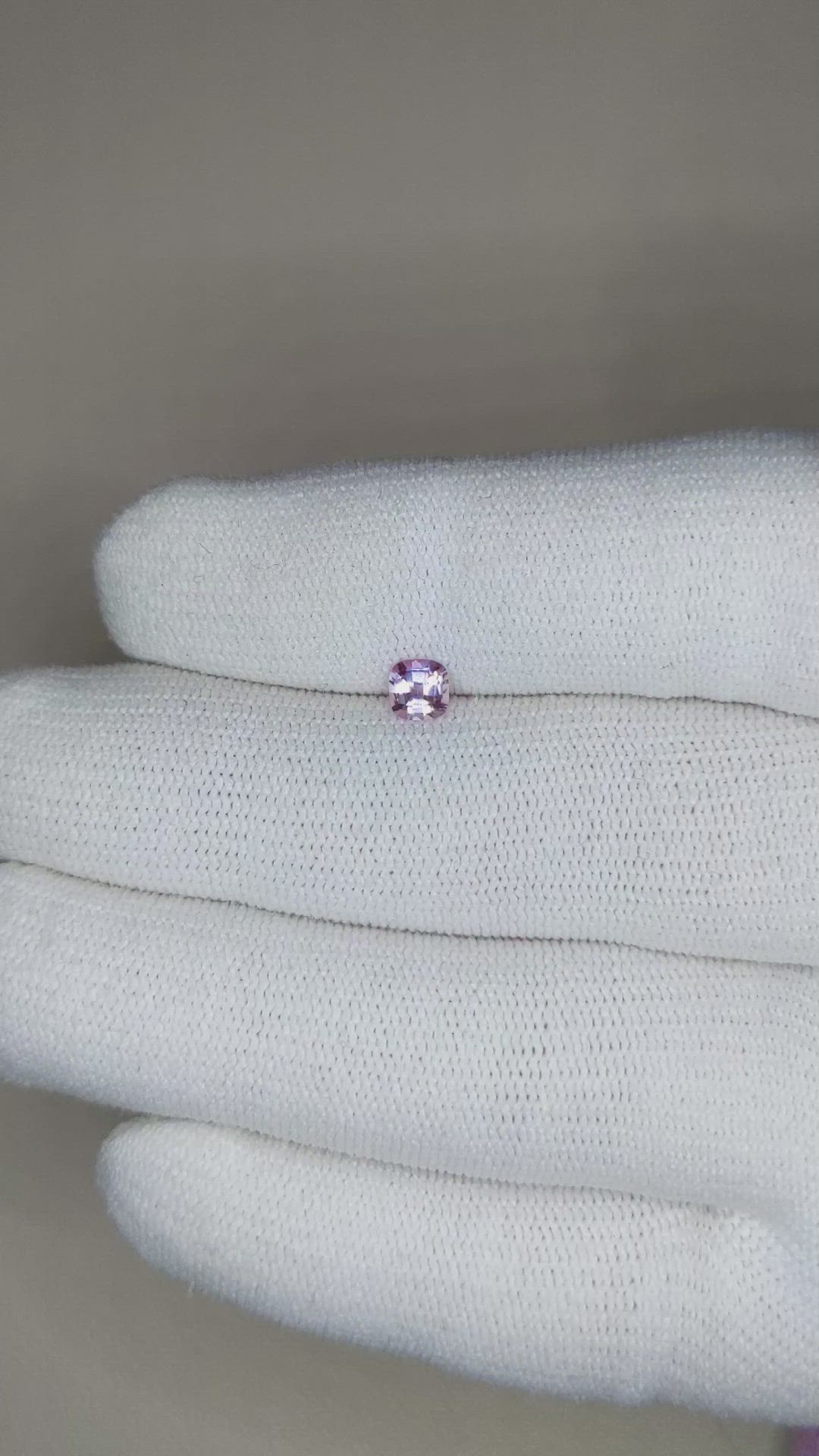 0.39 Ct. Pink Sapphire from Ceylon (Sri Lanka) Size Video