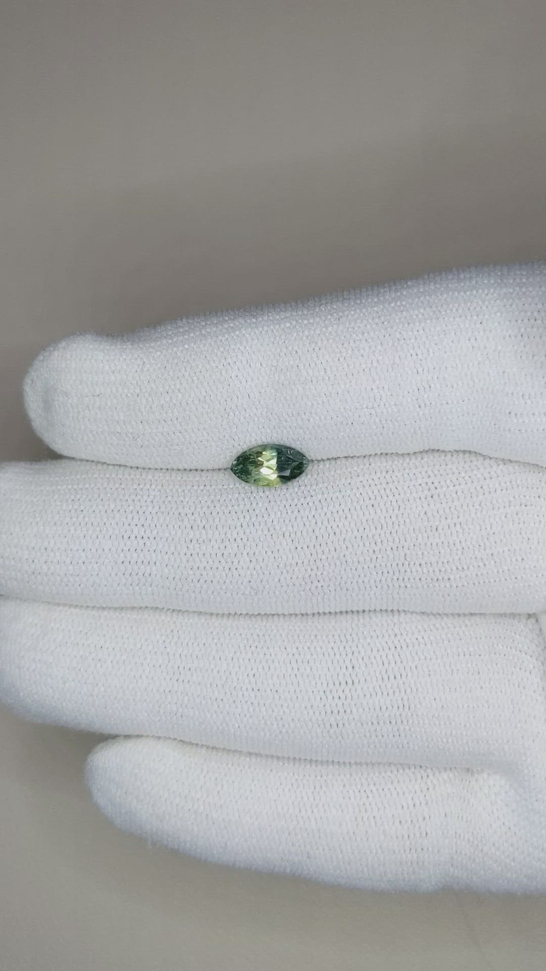 1.11 Ct. Bi Color Sapphire from Madagascar Size Video