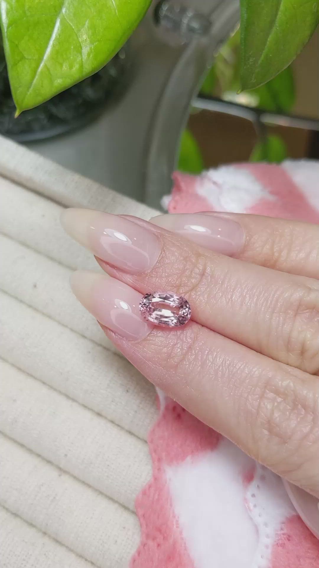 2.47 Ct. Padparadscha Sapphire from Madagascar Size Video
