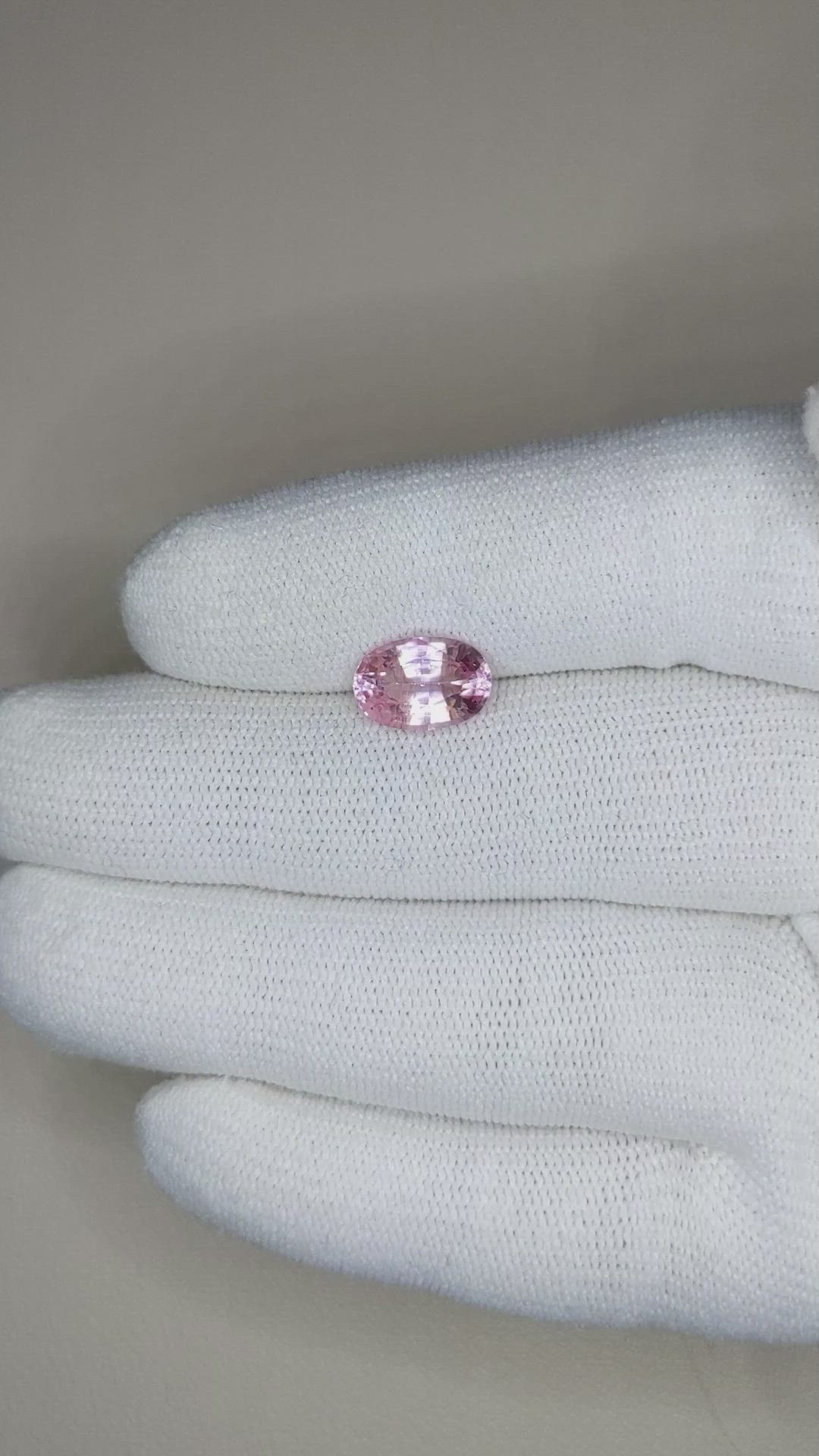 2.47 Ct. Padparadscha Sapphire from Madagascar Size Video
