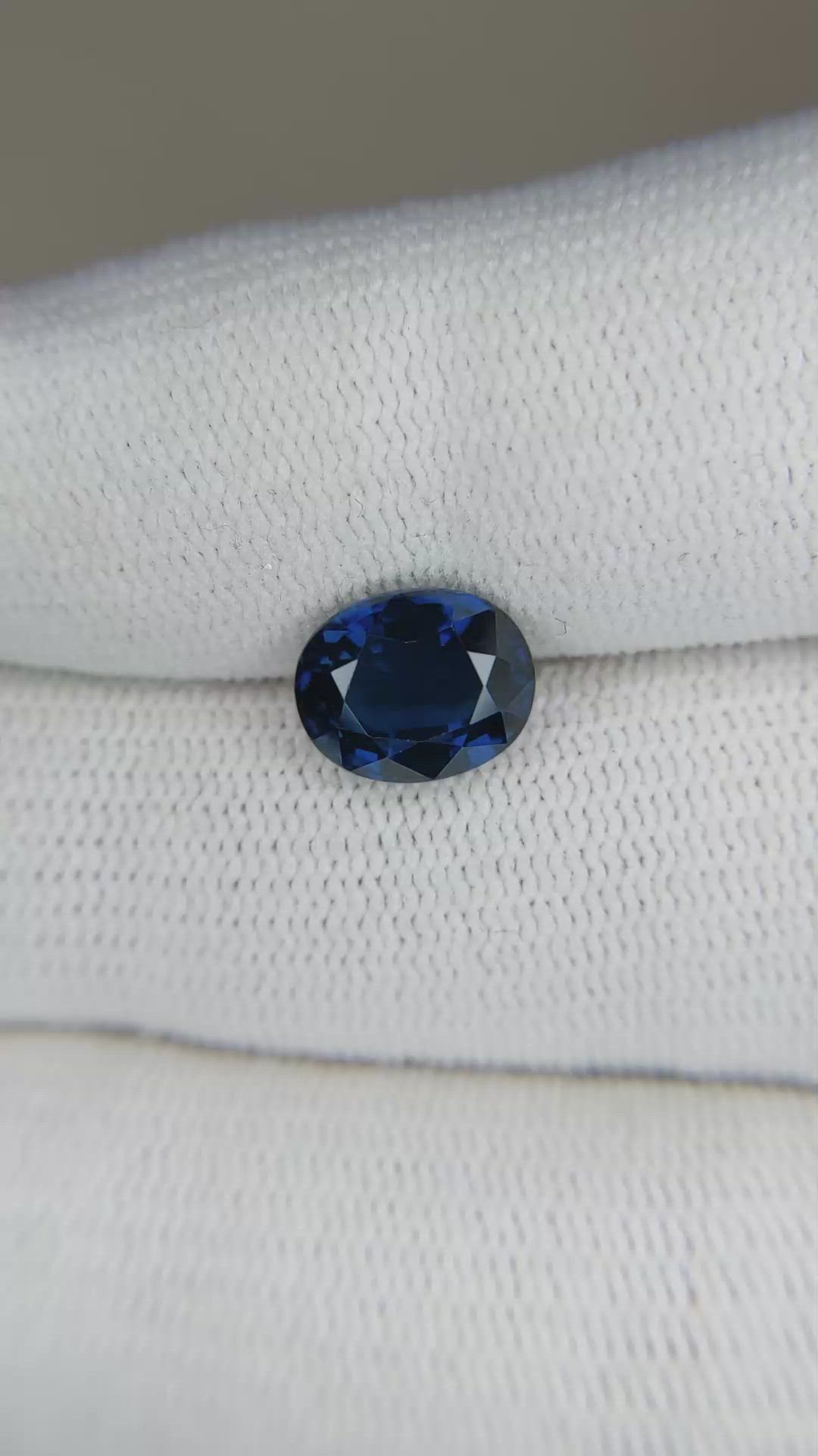 2.77 Ct. Blue Sapphire from Madagascar Size Video