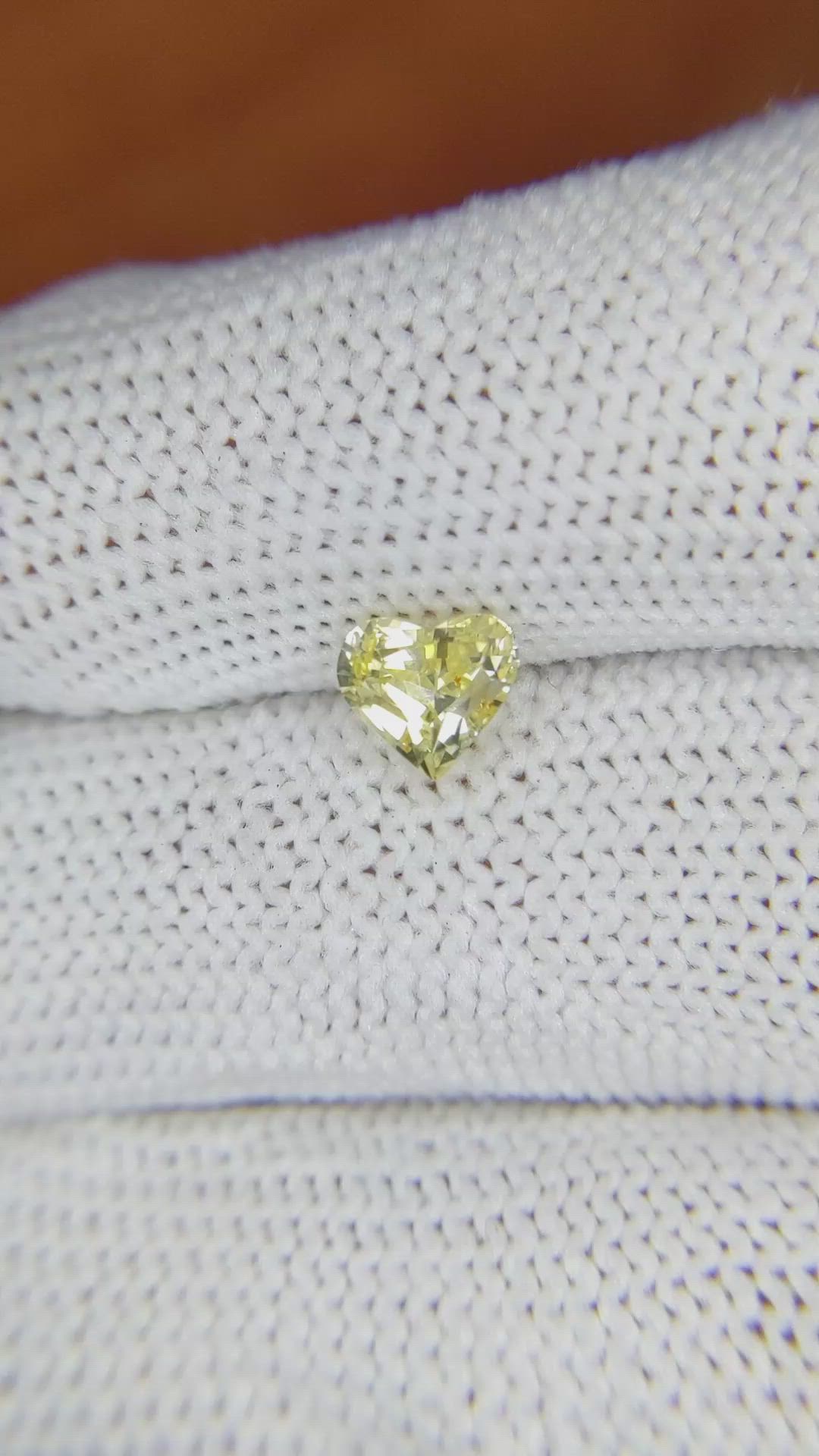 1.33 Ct. Yellow Sapphire from Ceylon (Sri Lanka) Size Video