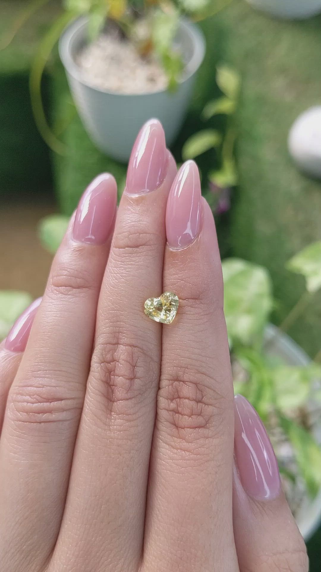 1.37 Ct. Yellow Sapphire from Ceylon (Sri Lanka) Size Video