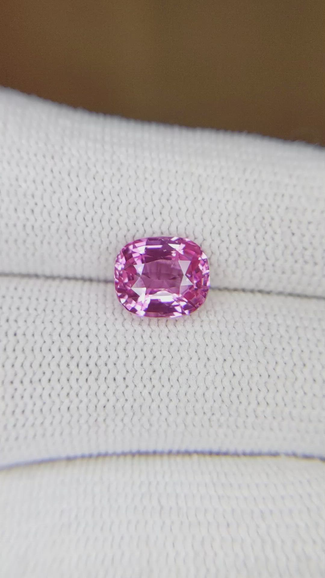 3.07 Ct. Pink Sapphire from Madagascar Size Video
