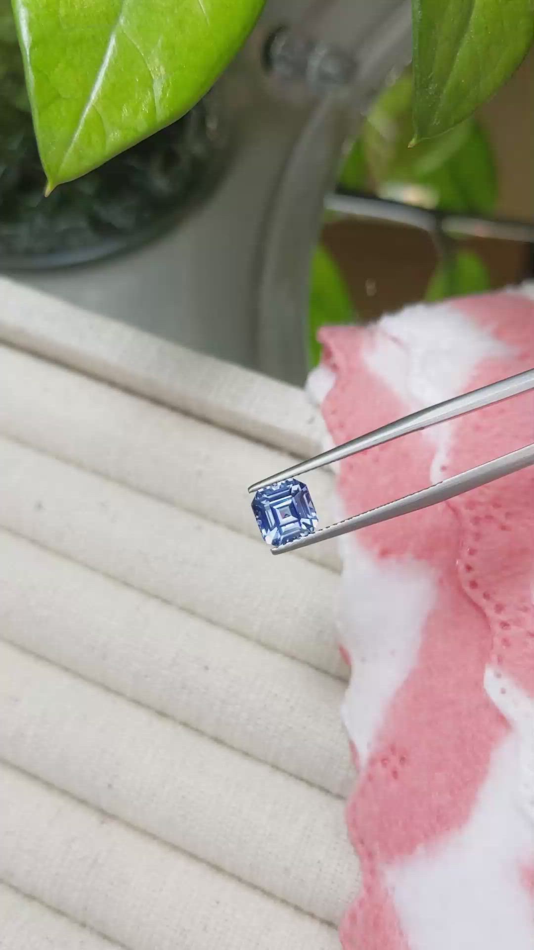 2.10 Ct. Blue Sapphire from Ceylon (Sri Lanka) Size Video