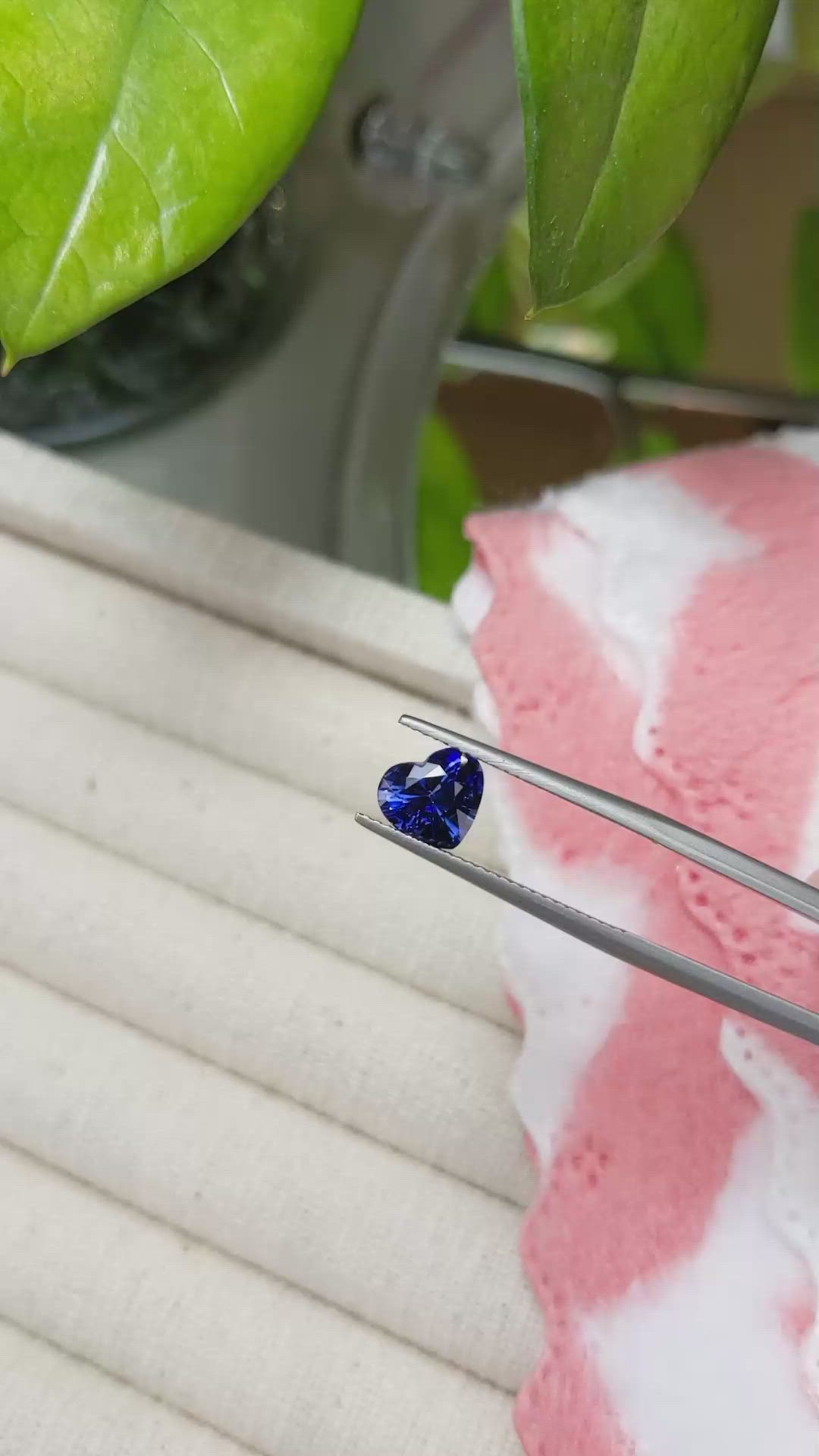 1.90 Ct. Blue Sapphire from Ceylon (Sri Lanka) Size Video