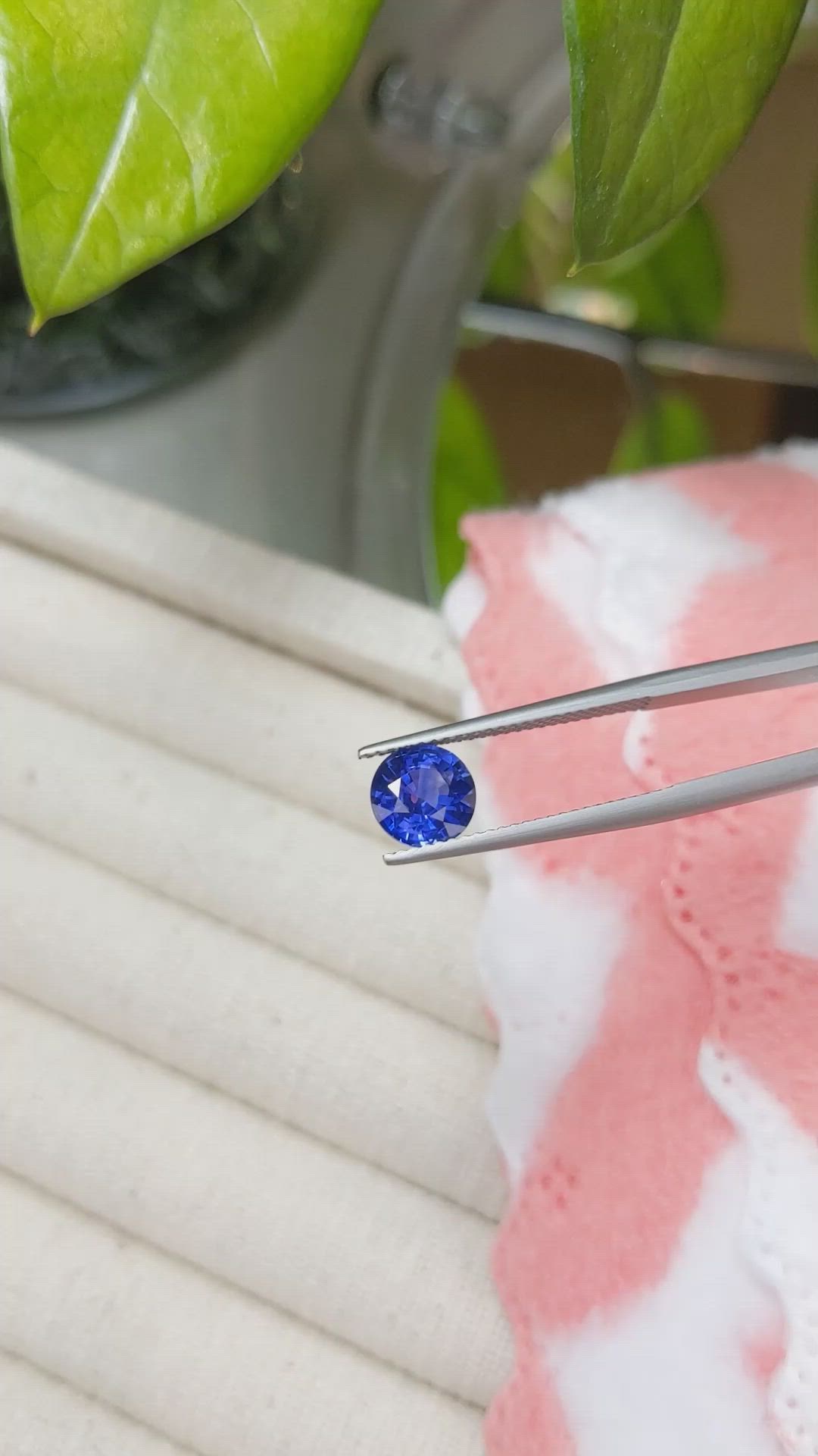 1.68 Ct. Blue Sapphire from Ceylon (Sri Lanka) Size Video