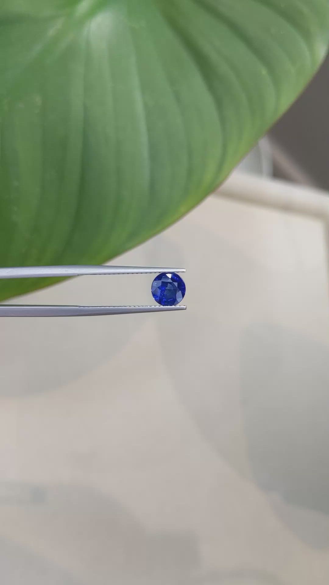 1.17 Ct. Blue Sapphire from Ceylon (Sri Lanka) Size Video
