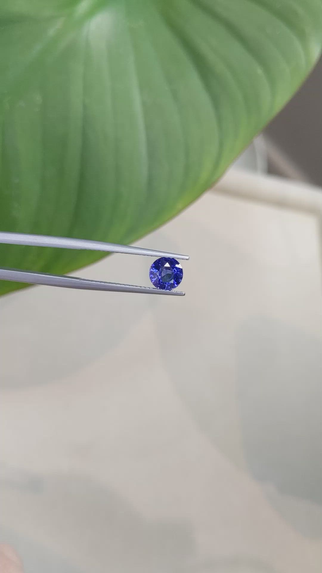 1.43 Ct. Blue Sapphire from Ceylon (Sri Lanka) Size Video