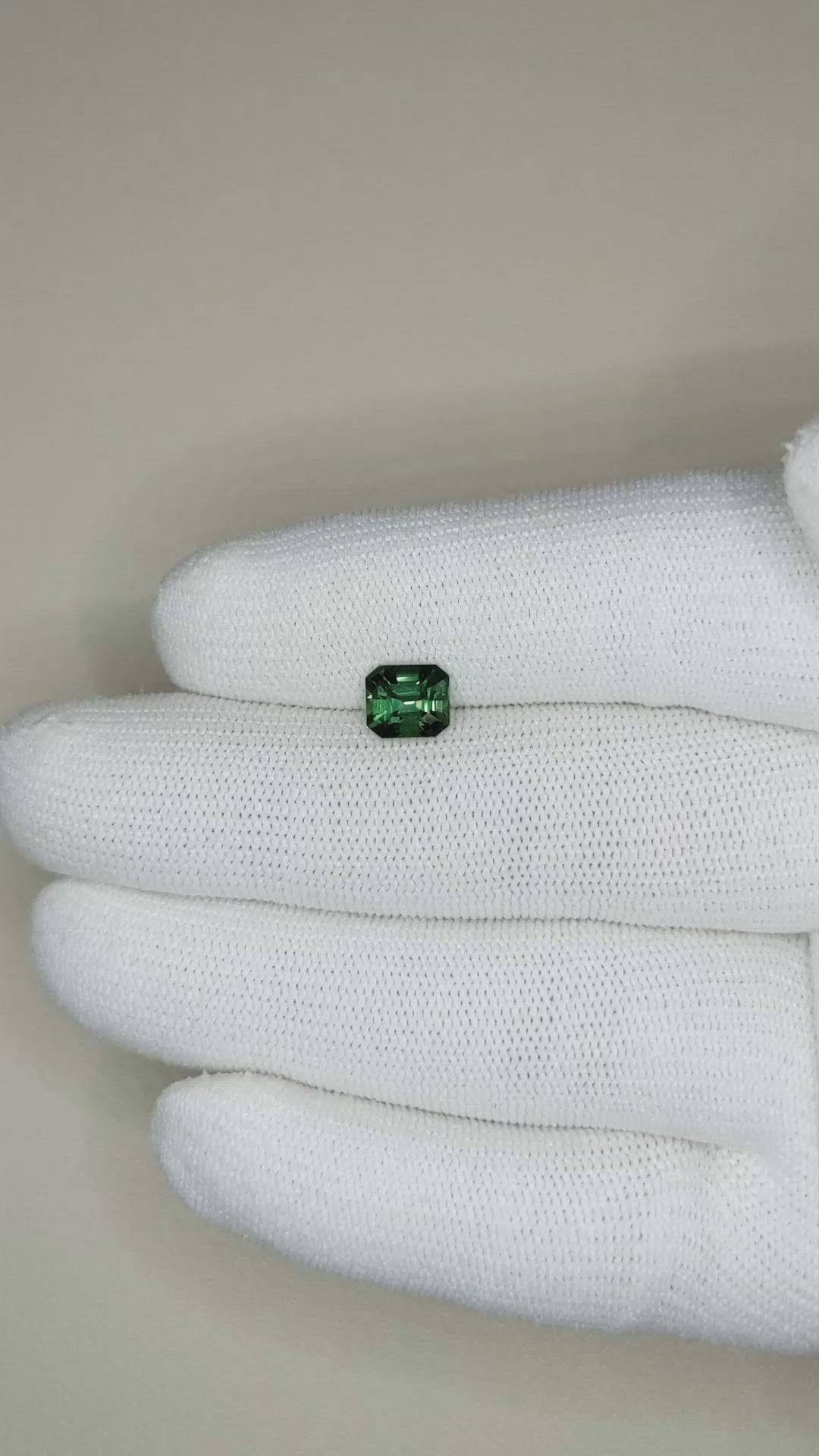 1.80 Ct. Green Sapphire from Ceylon (Sri Lanka) Size Video