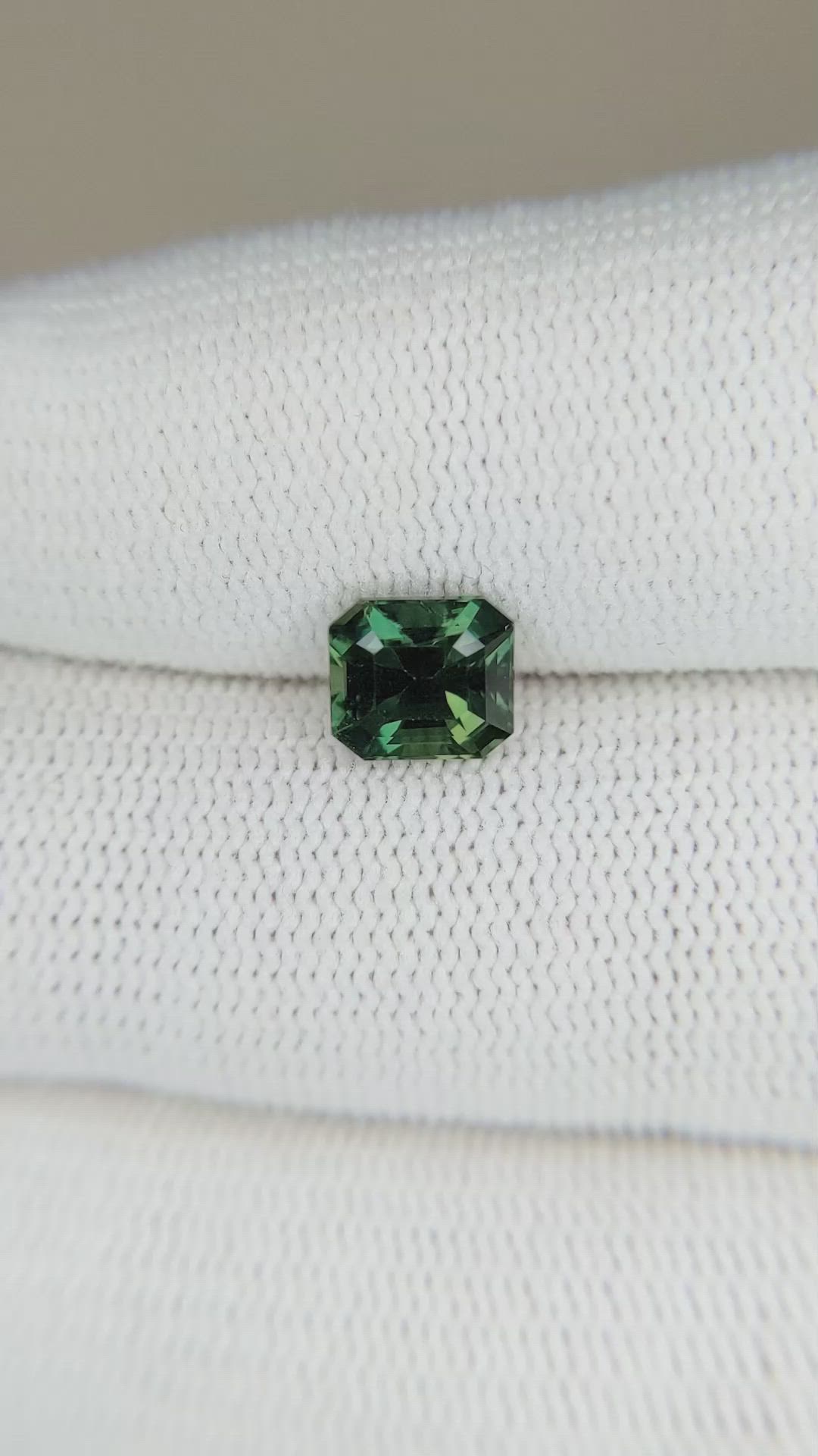 1.80 Ct. Green Sapphire from Ceylon (Sri Lanka) Size Video