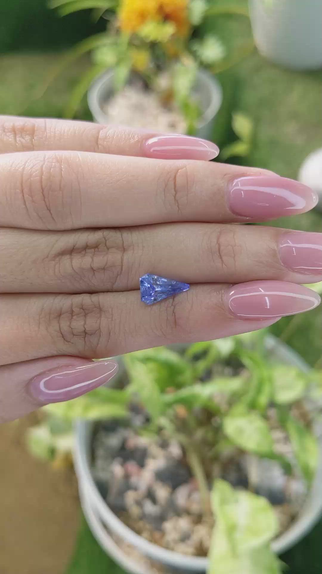 1.94 Ct. Blue Sapphire from Ceylon (Sri Lanka) Size Video