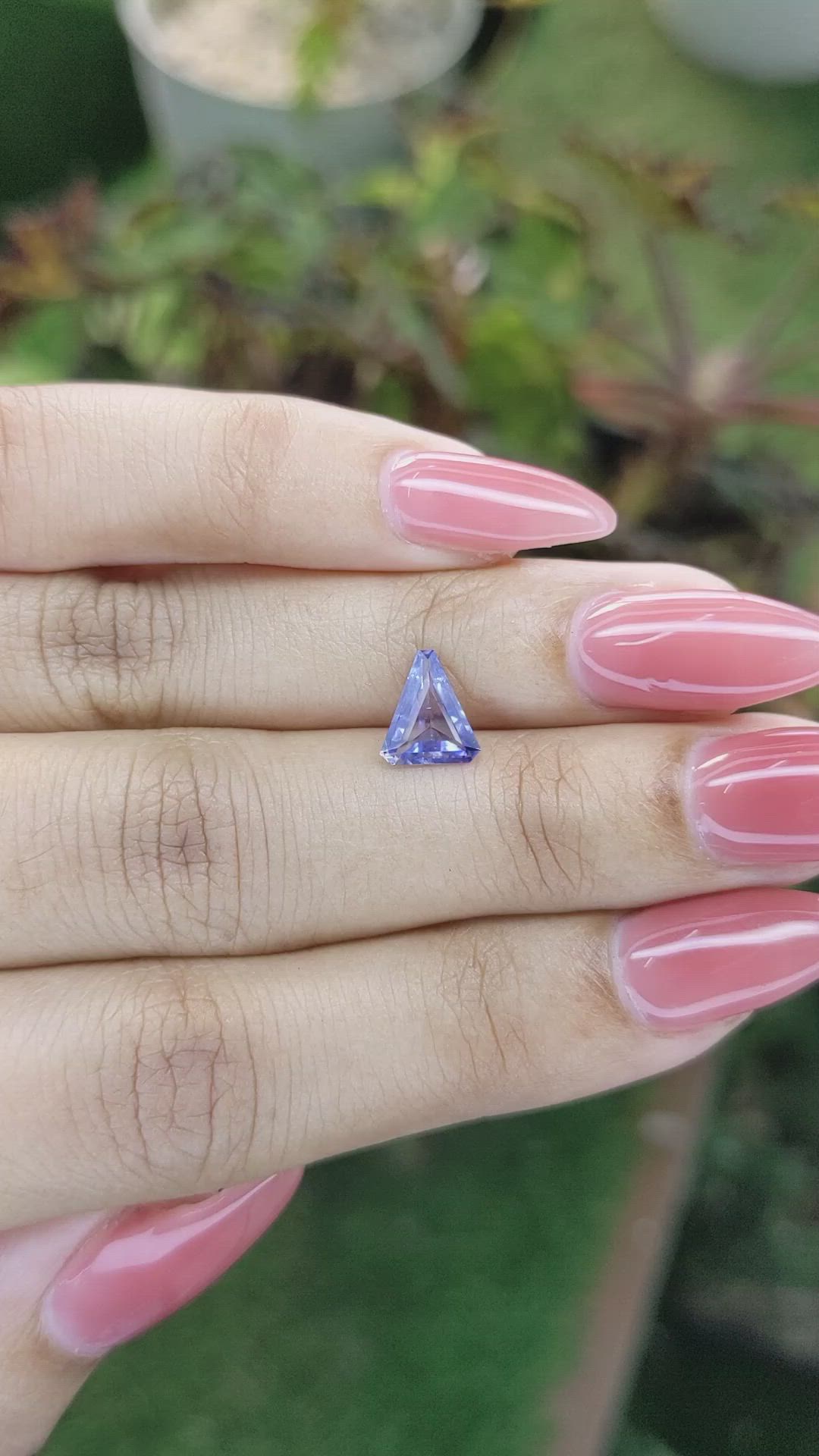 1.02 Ct. Blue Sapphire from Ceylon (Sri Lanka) Size Video