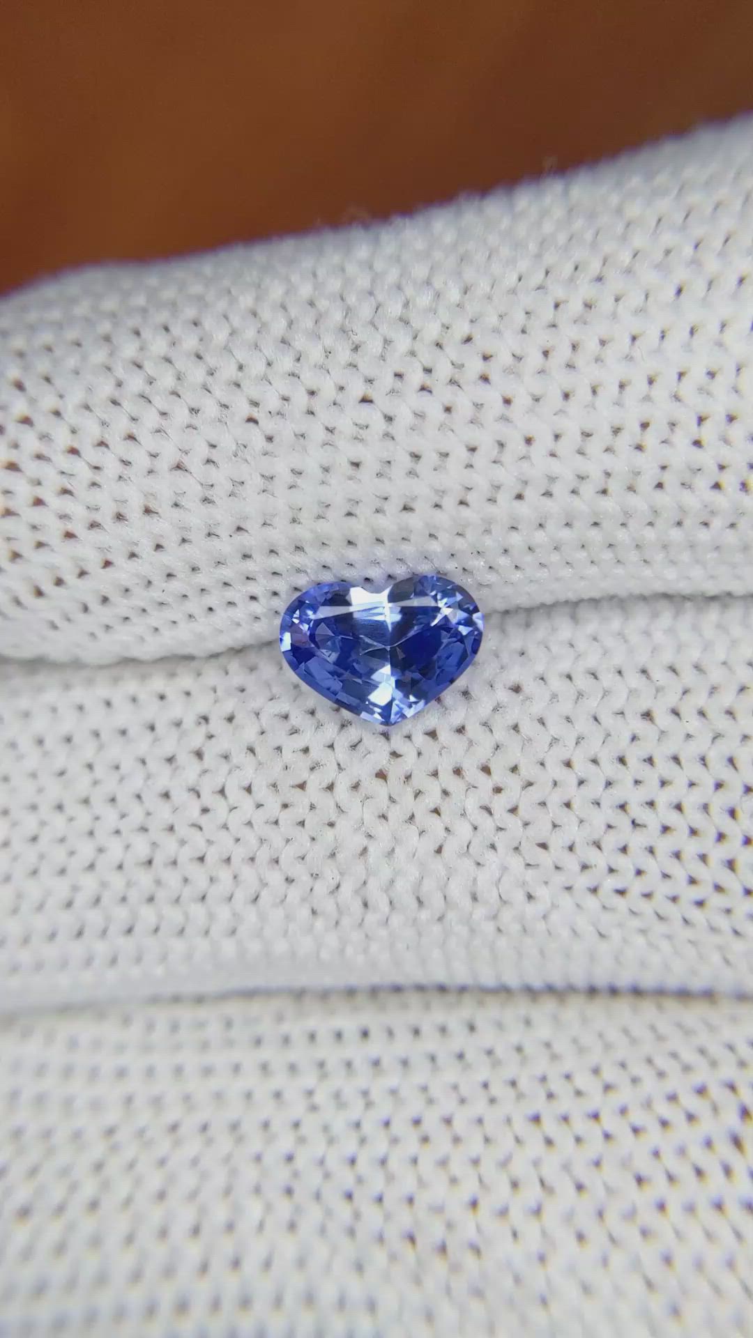 1.24 Ct. Blue Sapphire from Ceylon (Sri Lanka) Size Video