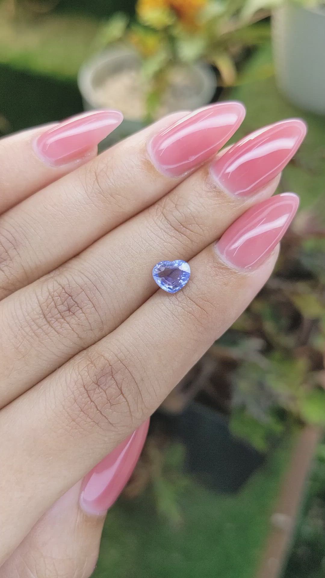 1.17 Ct. Blue Sapphire from Ceylon (Sri Lanka) Size Video