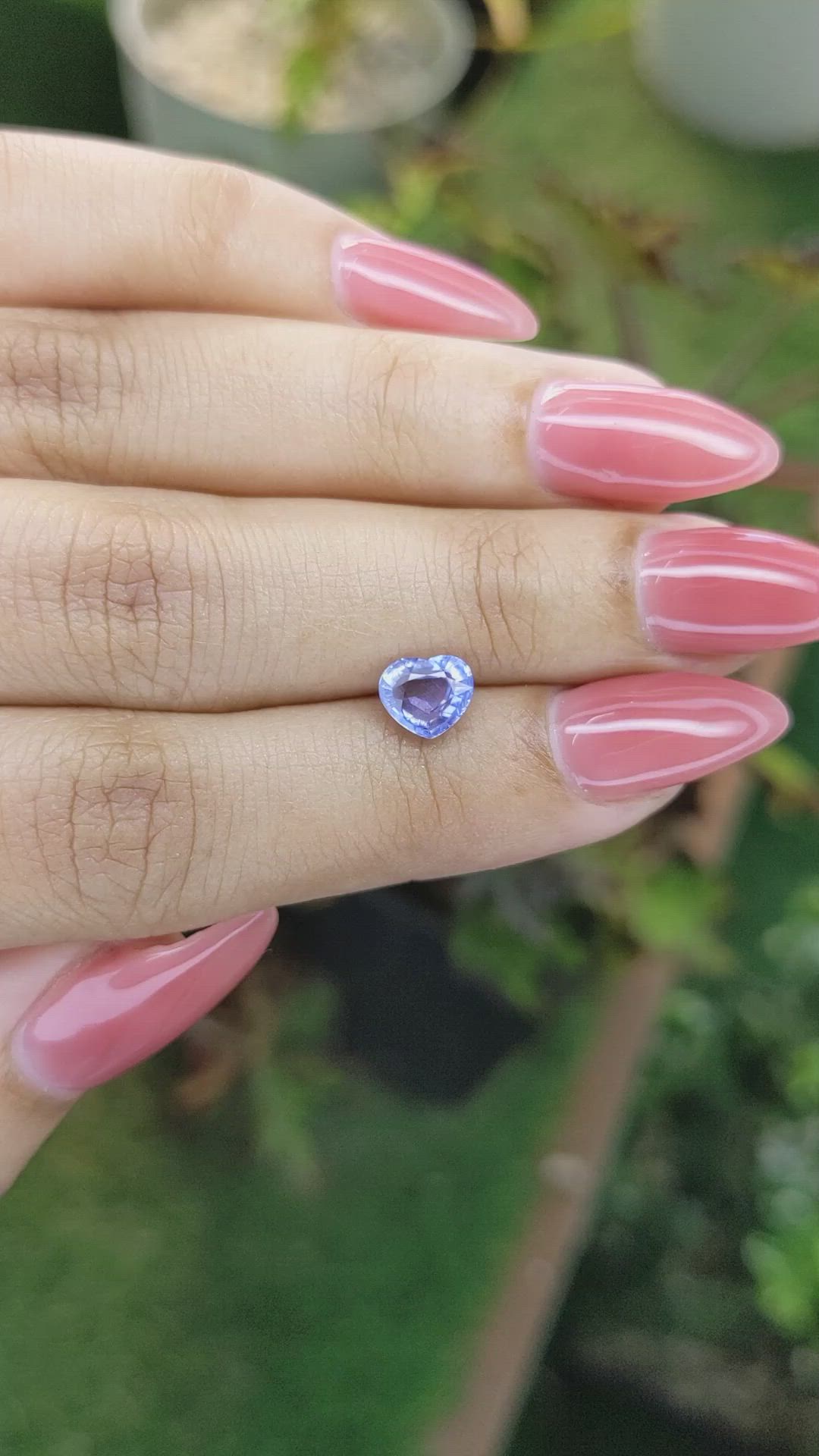 1.17 Ct. Blue Sapphire from Ceylon (Sri Lanka) Size Video