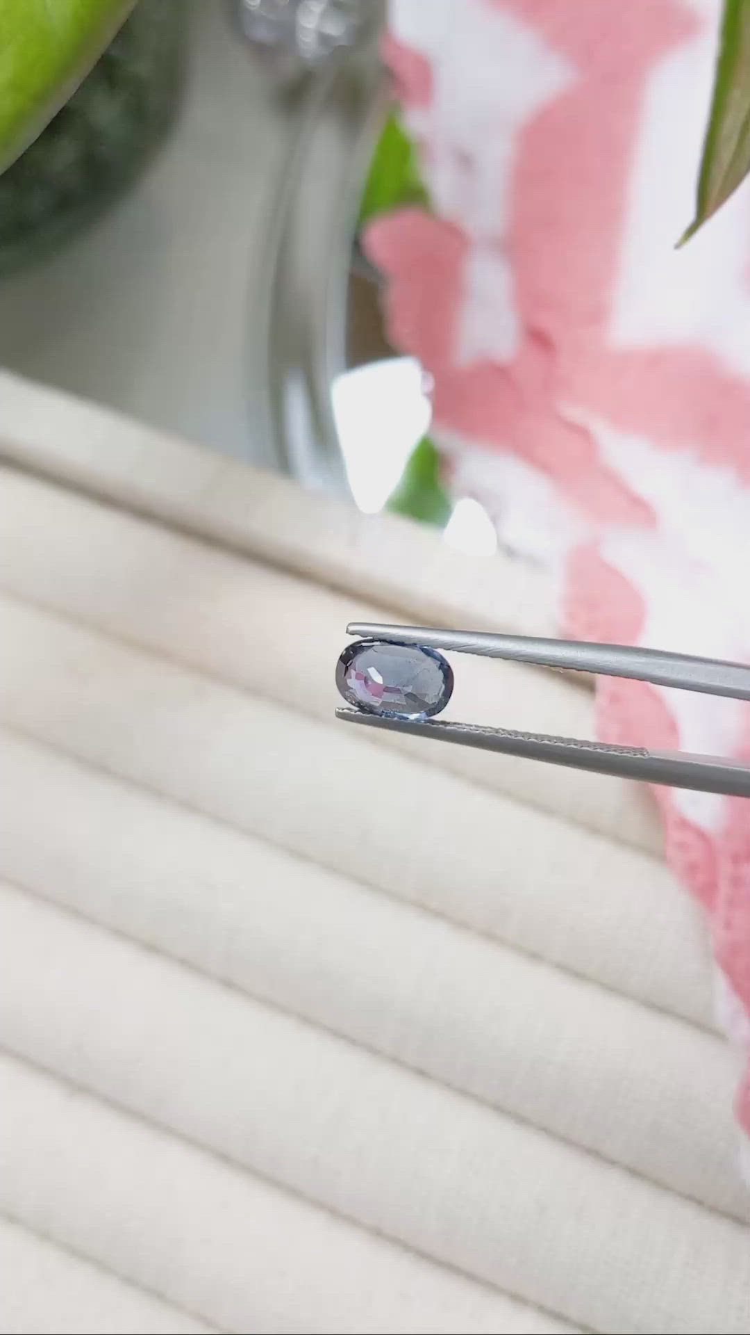 1.60 Ct. Blue Sapphire from Ceylon (Sri Lanka) Size Video