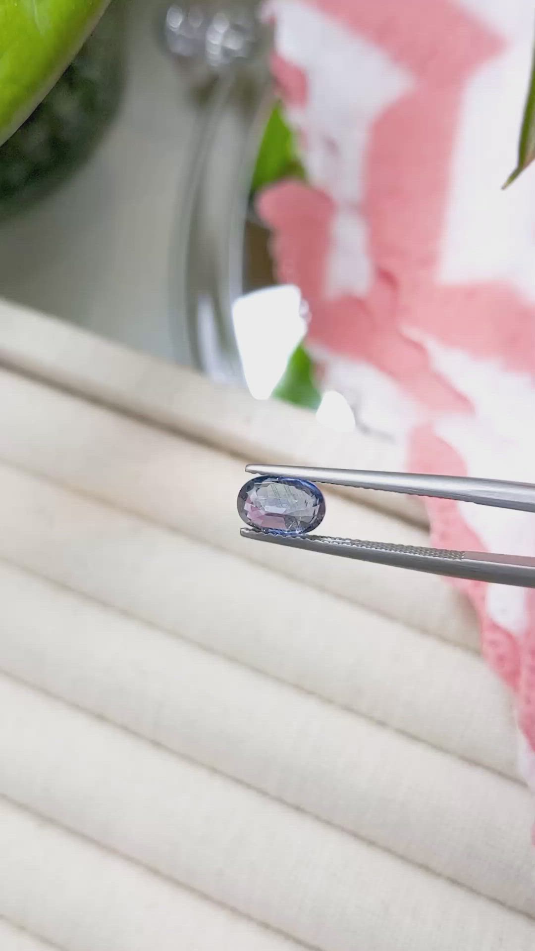 1.76 Ct. Blue Sapphire from Ceylon (Sri Lanka) Size Video