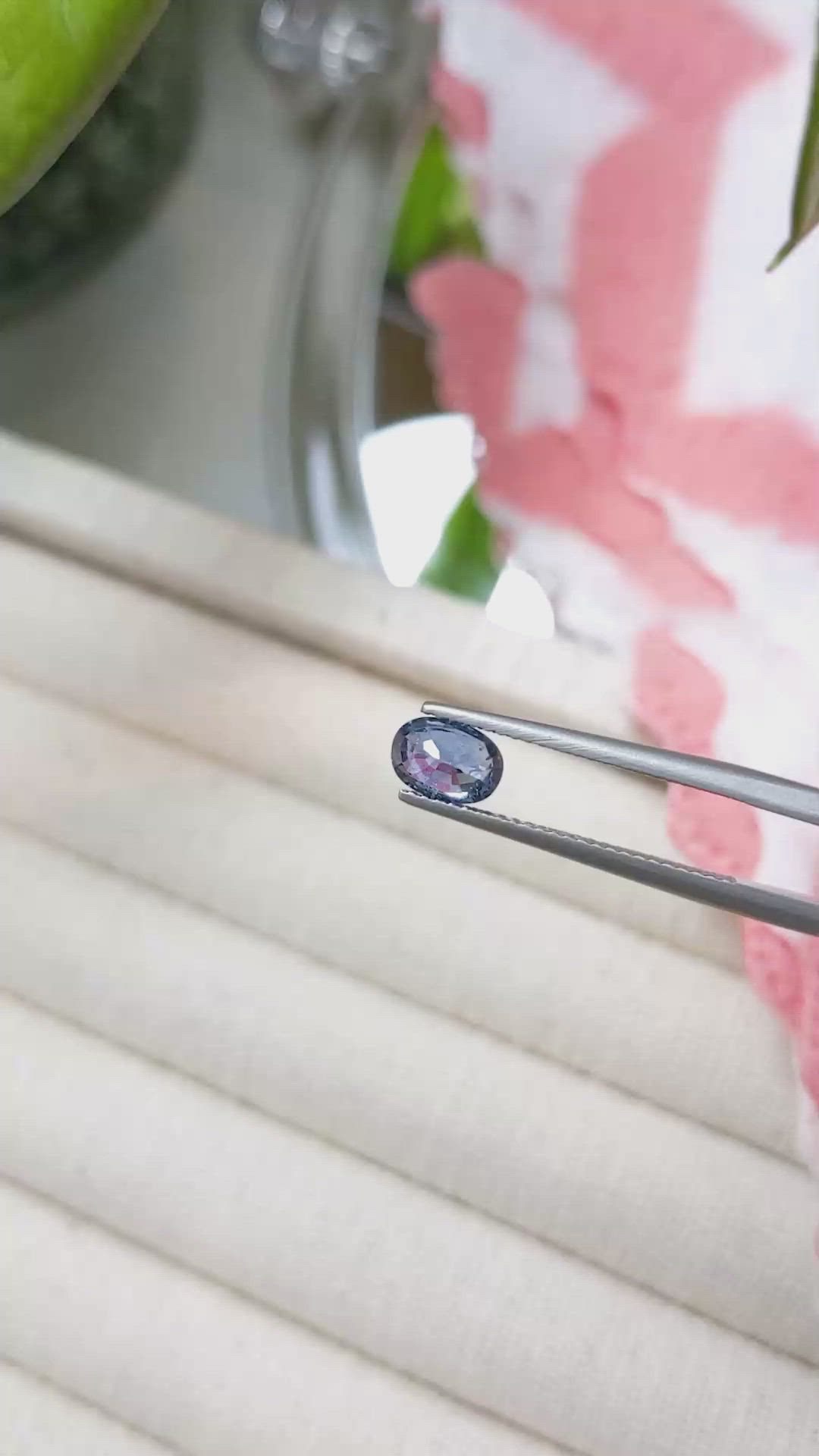 1.16 Ct. Blue Sapphire from Ceylon (Sri Lanka) Size Video