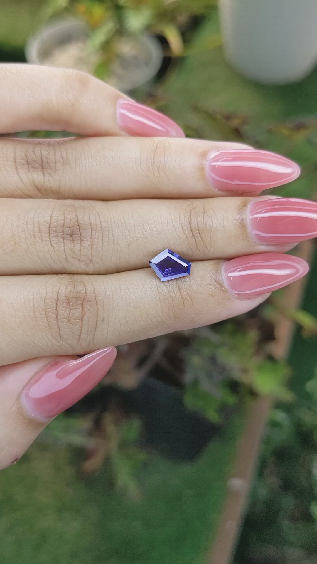 1.14 Ct. Blue Sapphire from Ceylon (Sri Lanka) Size Video