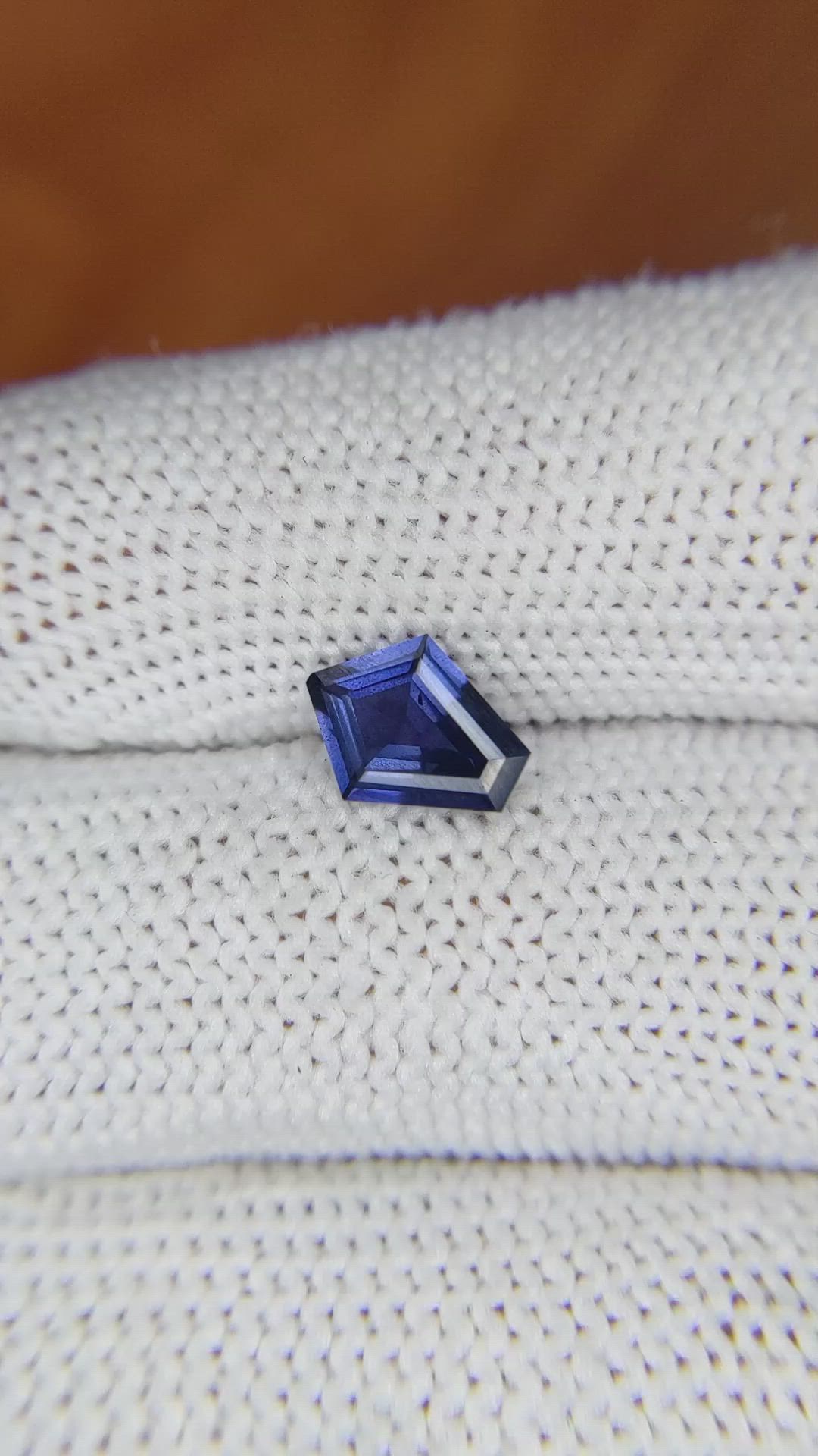 1.14 Ct. Blue Sapphire from Ceylon (Sri Lanka) Size Video