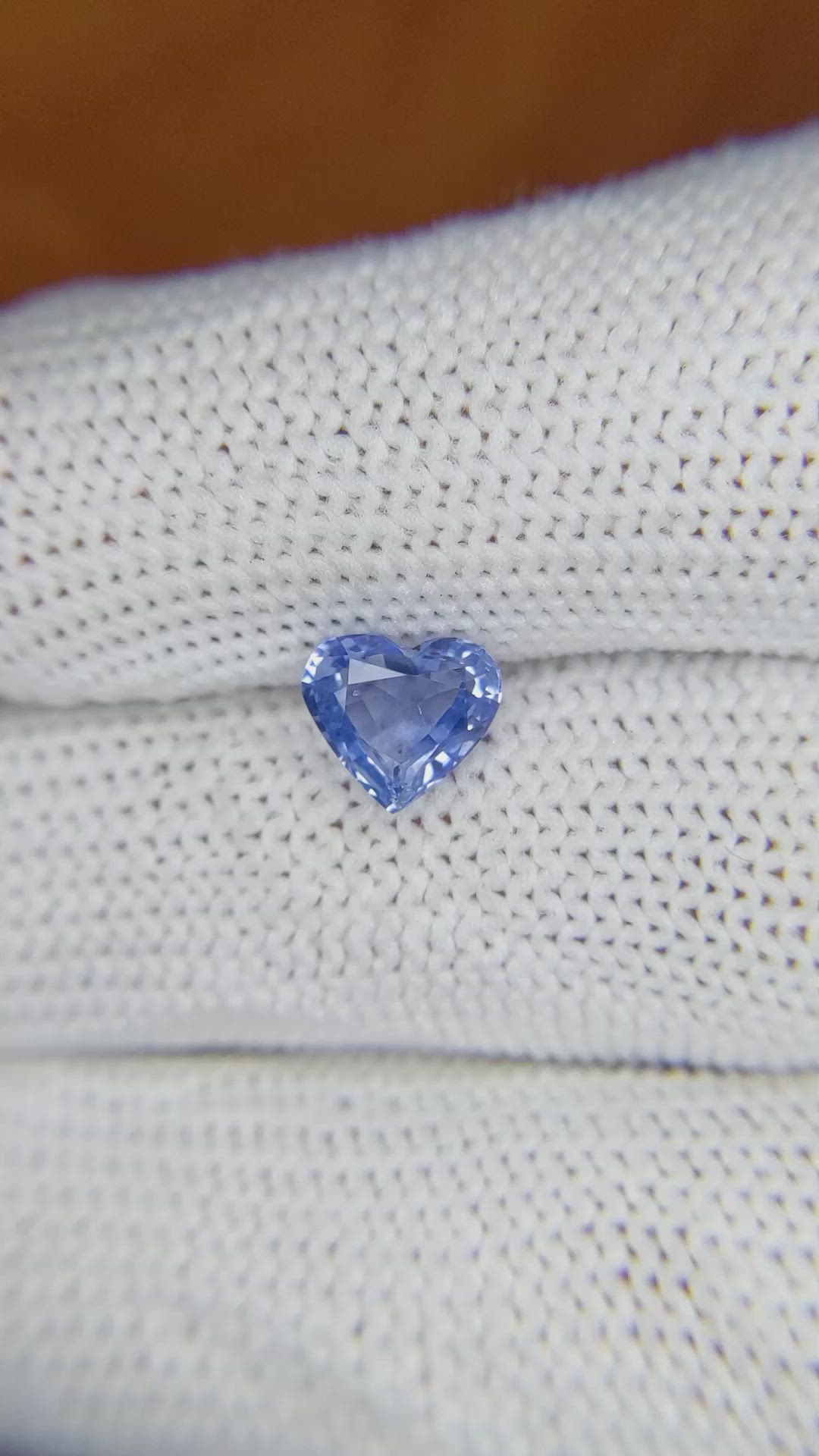 1.36 Ct. Blue Sapphire from Ceylon (Sri Lanka) Size Video