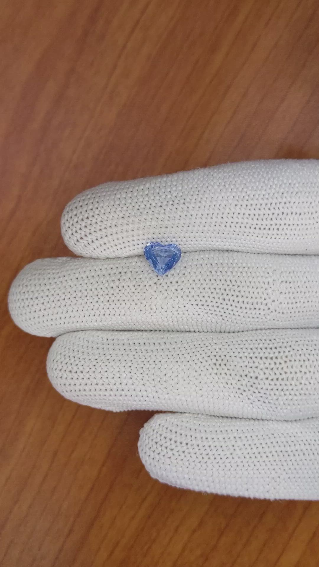 1.36 Ct. Blue Sapphire from Ceylon (Sri Lanka) Size Video