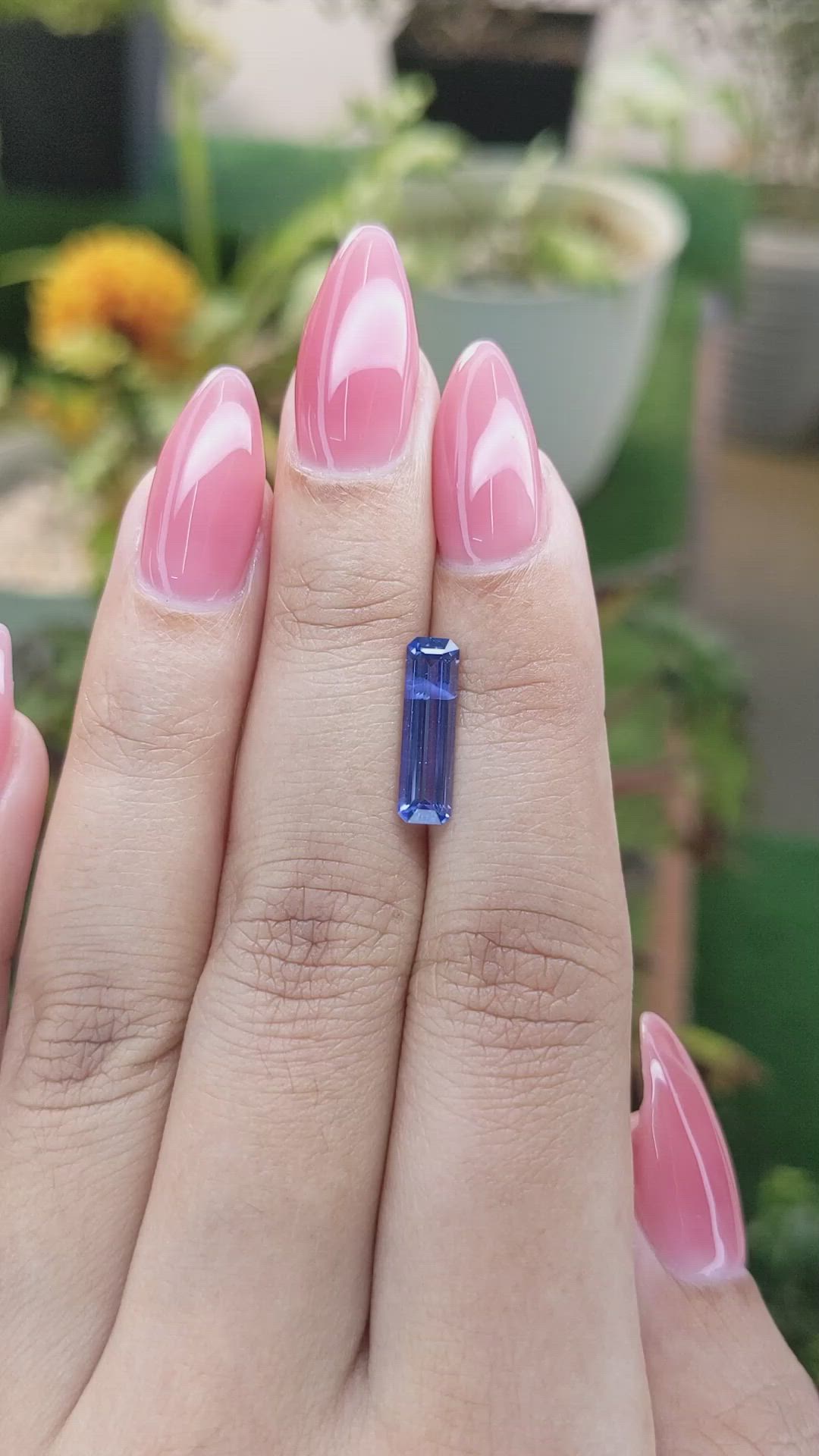 1.89 Ct. Blue Sapphire from Ceylon (Sri Lanka) Size Video