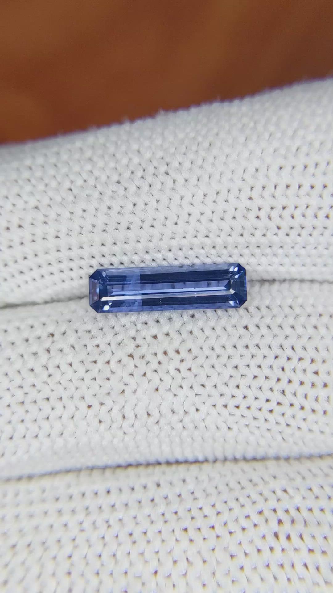 1.89 Ct. Blue Sapphire from Ceylon (Sri Lanka) Size Video