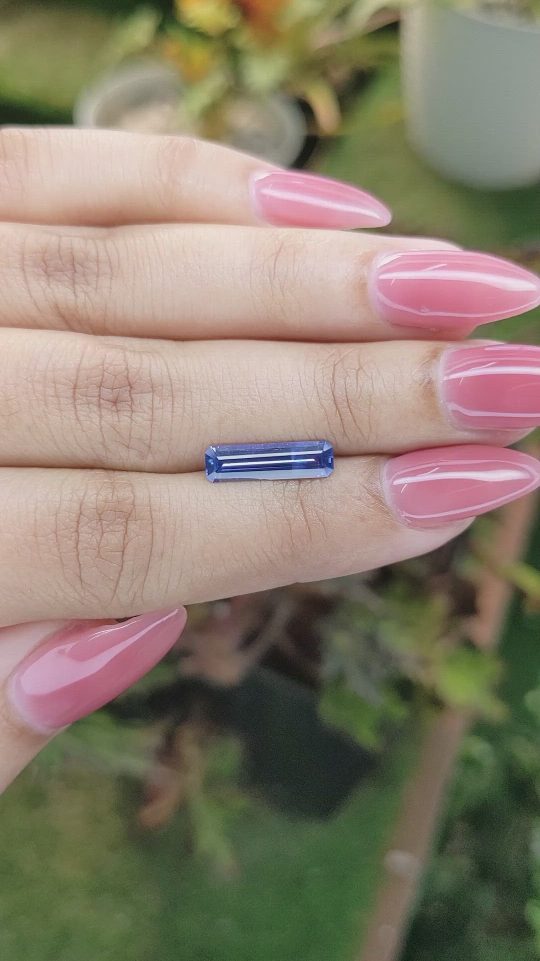 1.89 Ct. Blue Sapphire from Ceylon (Sri Lanka) Size Video